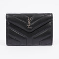Saint Laurent Small Envelope Wallet Black Leather