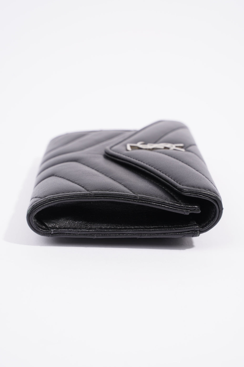 Saint Laurent Small Envelope Wallet Black Leather
