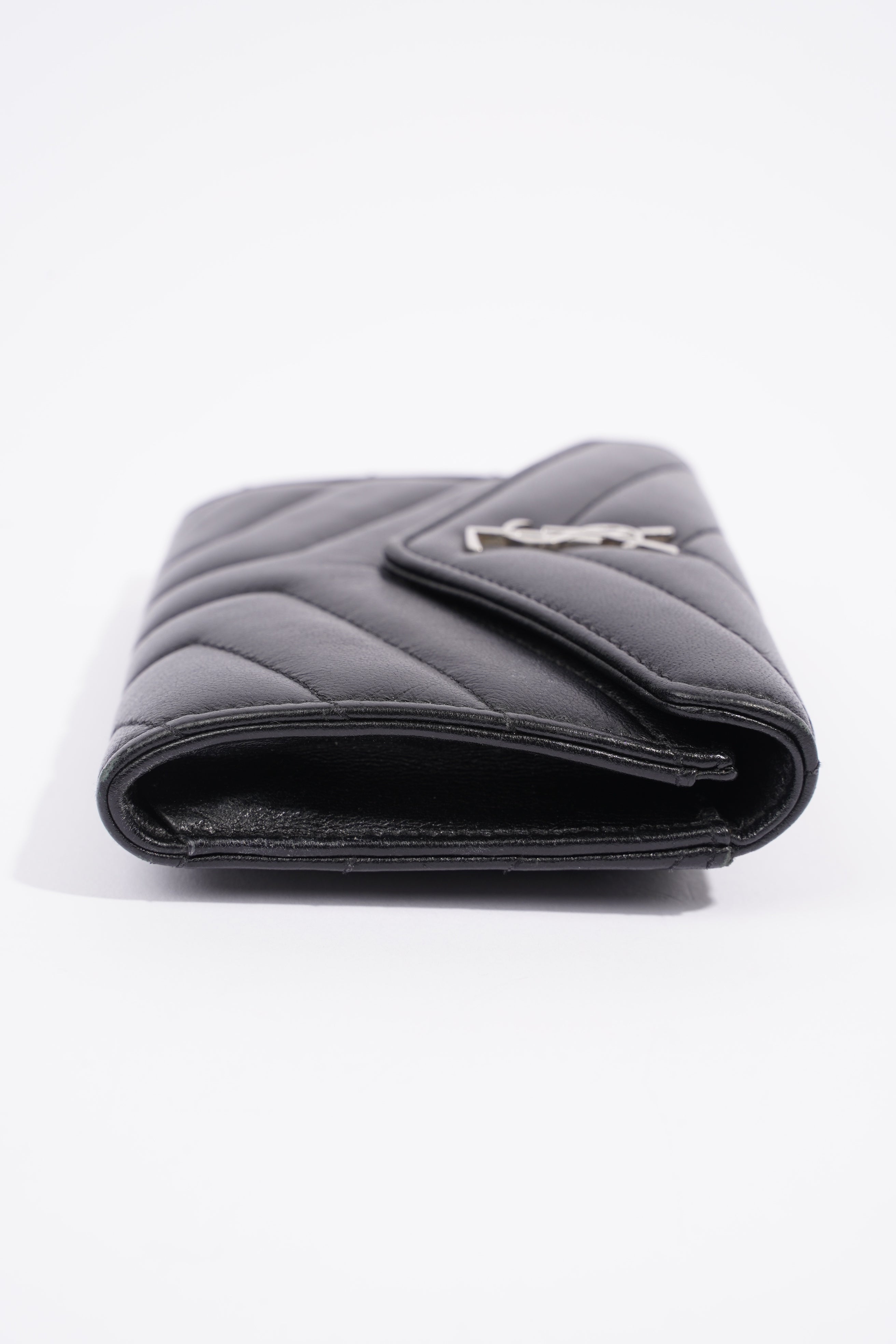 Saint Laurent Small Envelope Wallet Black Leather