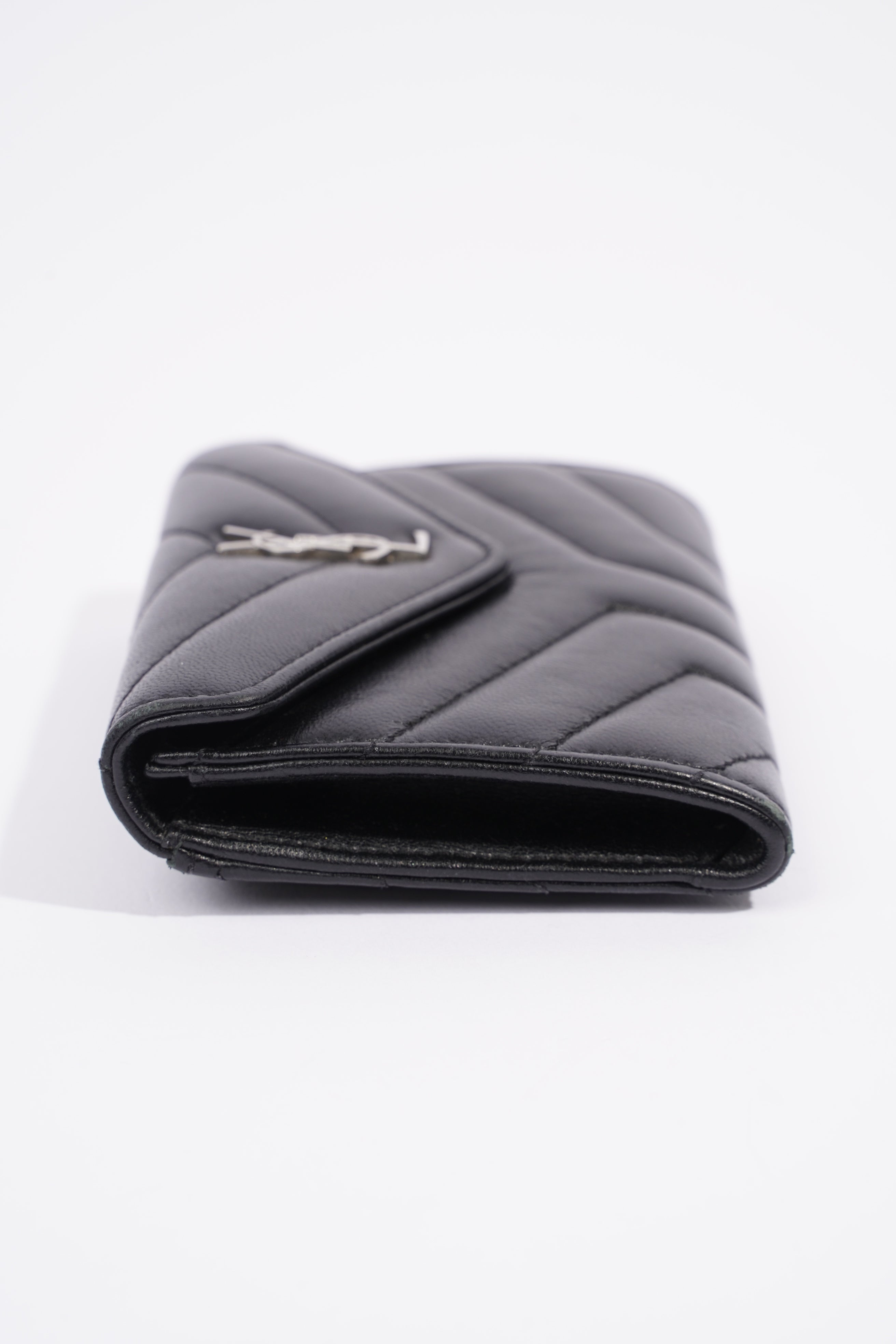 Saint Laurent Small Envelope Wallet Black Leather