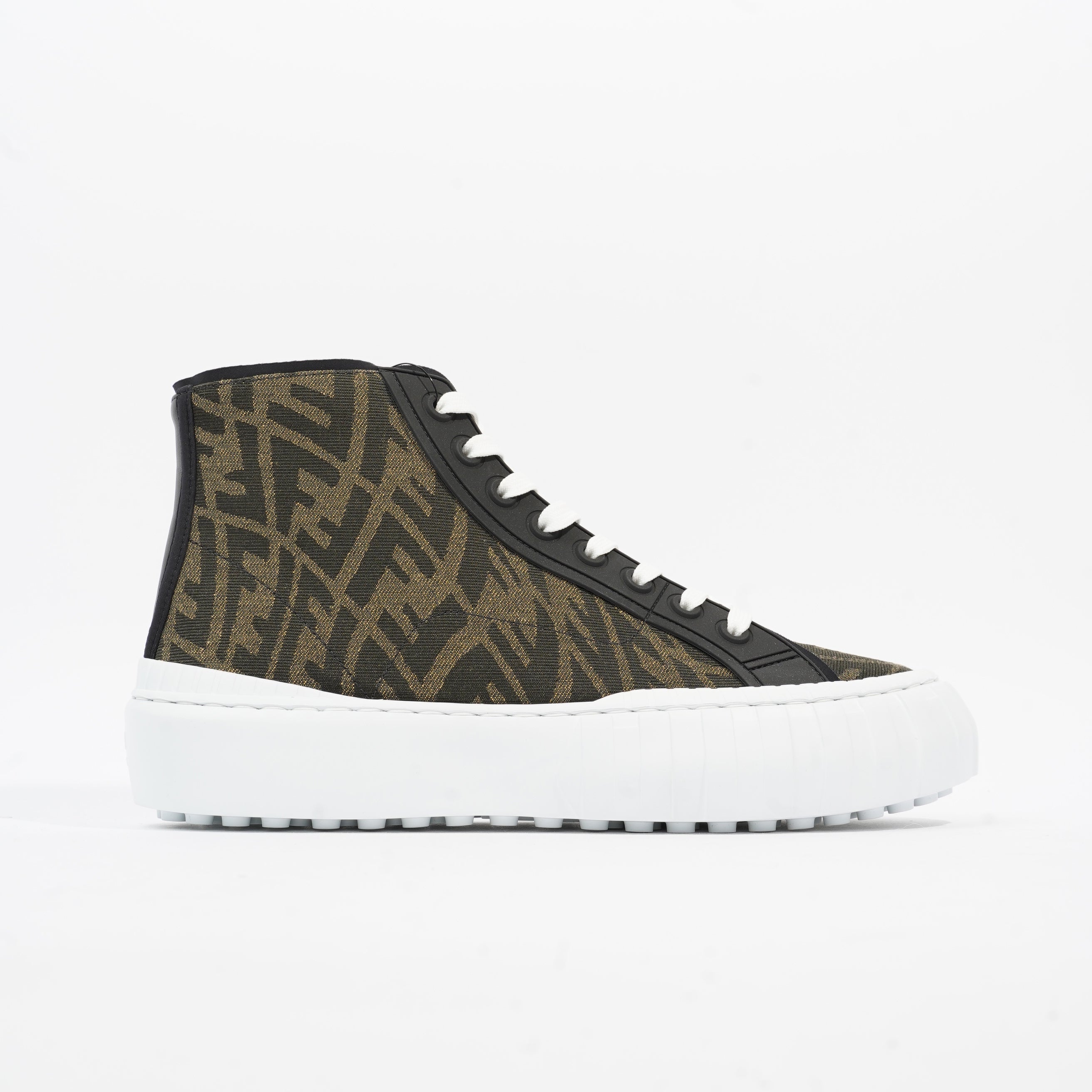 Fendi FF Vertigo High Top Zucca Canvas EU 43 UK 9