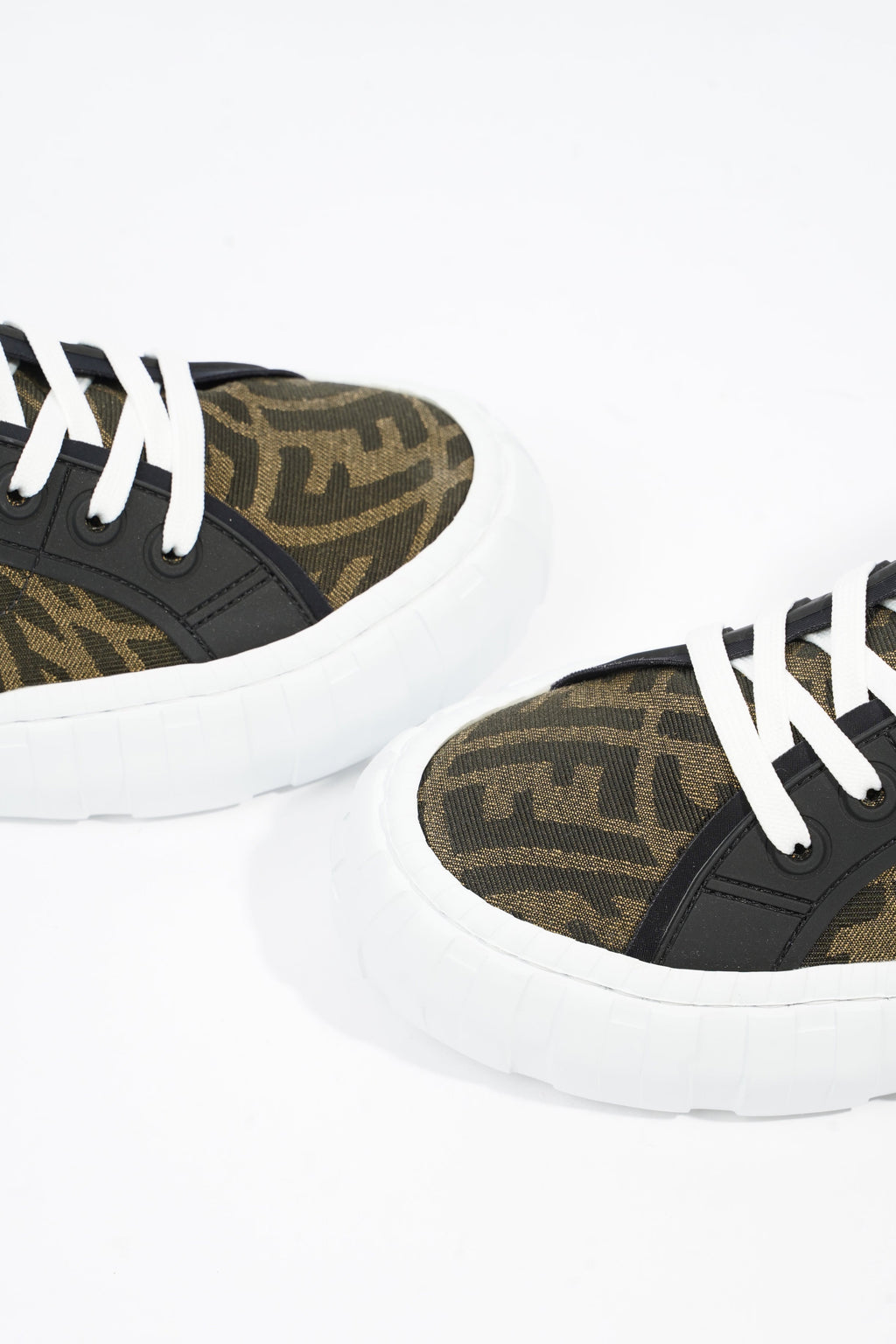 Fendi FF Vertigo High Top Zucca Canvas EU 43 UK 9