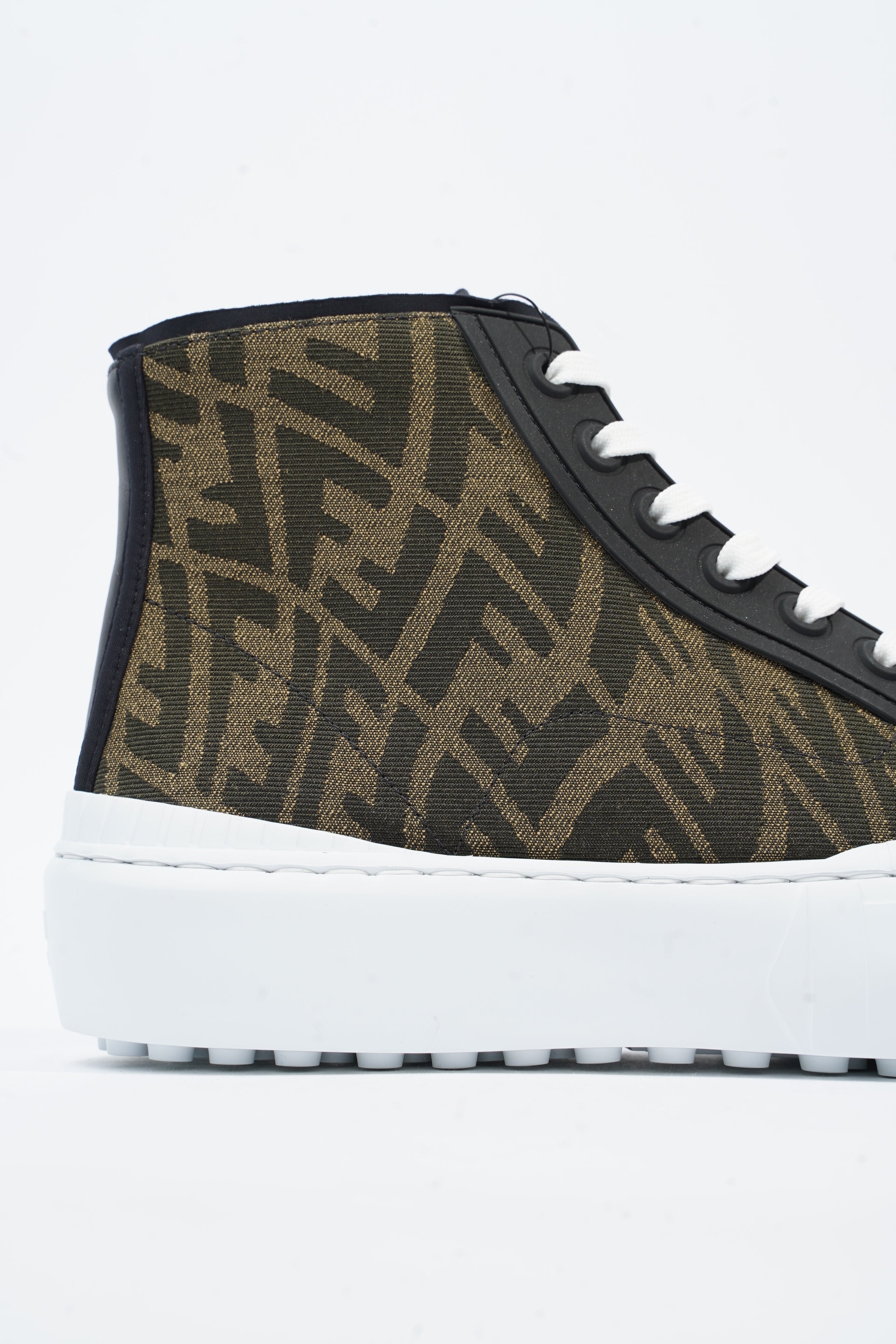 Fendi FF Vertigo High Top Zucca Canvas EU 43 UK 9