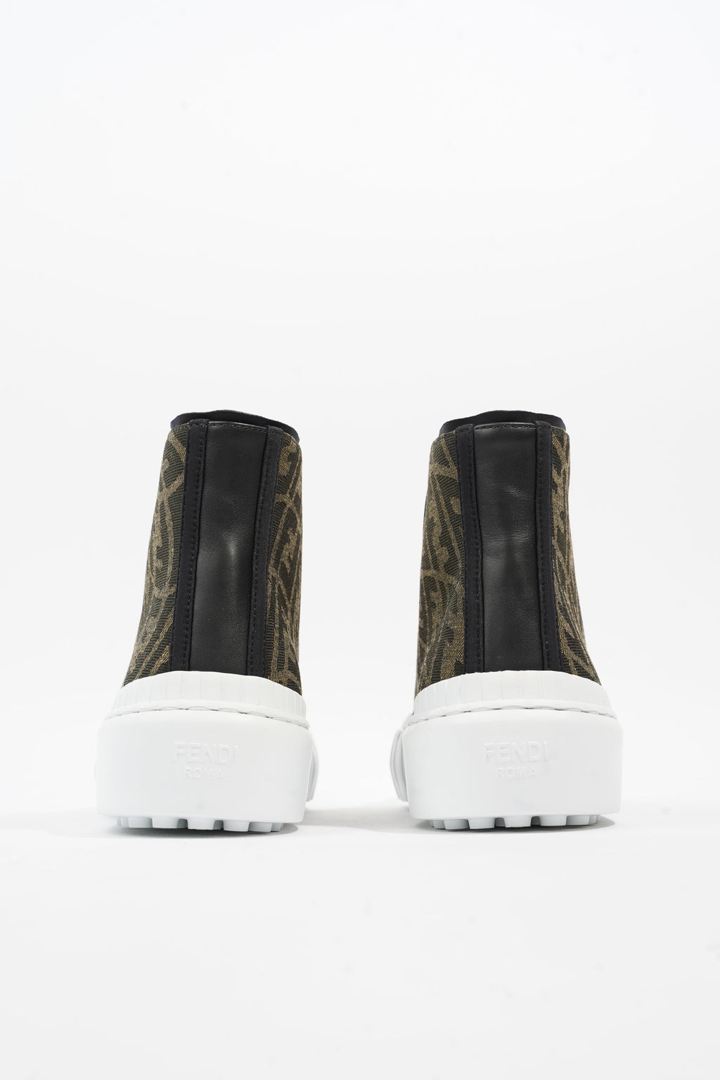 Fendi FF Vertigo High Top Zucca Canvas EU 43 UK 9