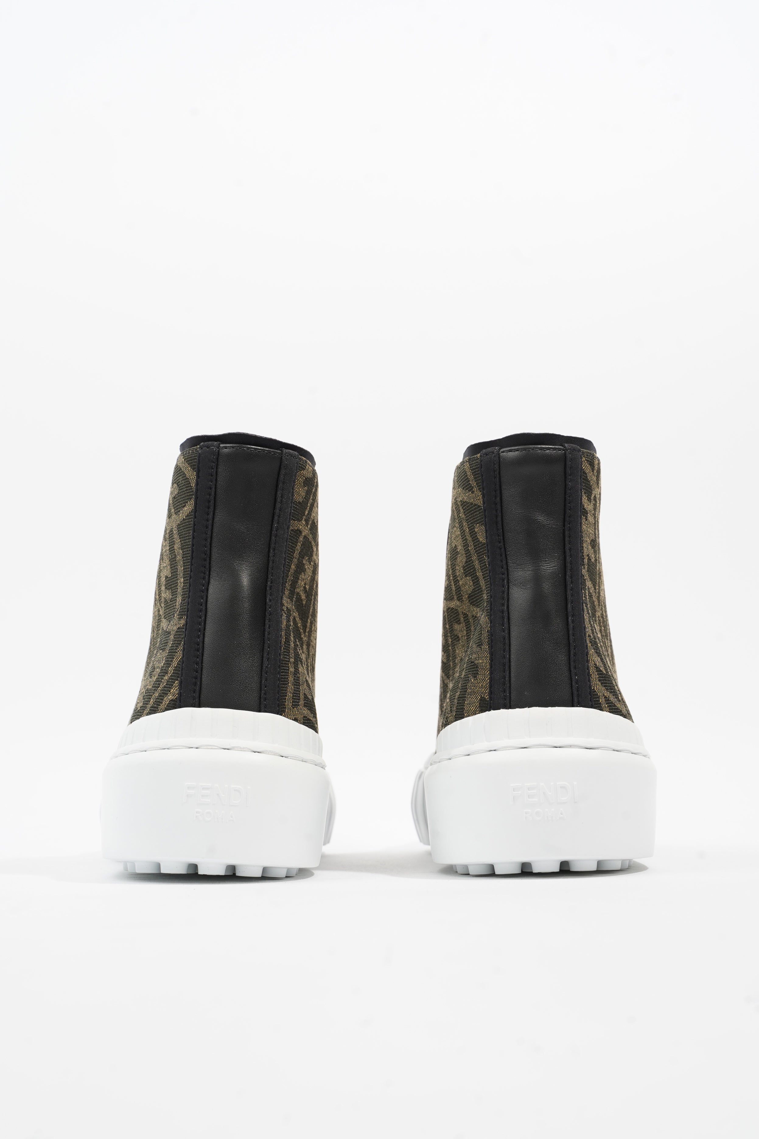Fendi FF Vertigo High Top Zucca Canvas EU 43 UK 9