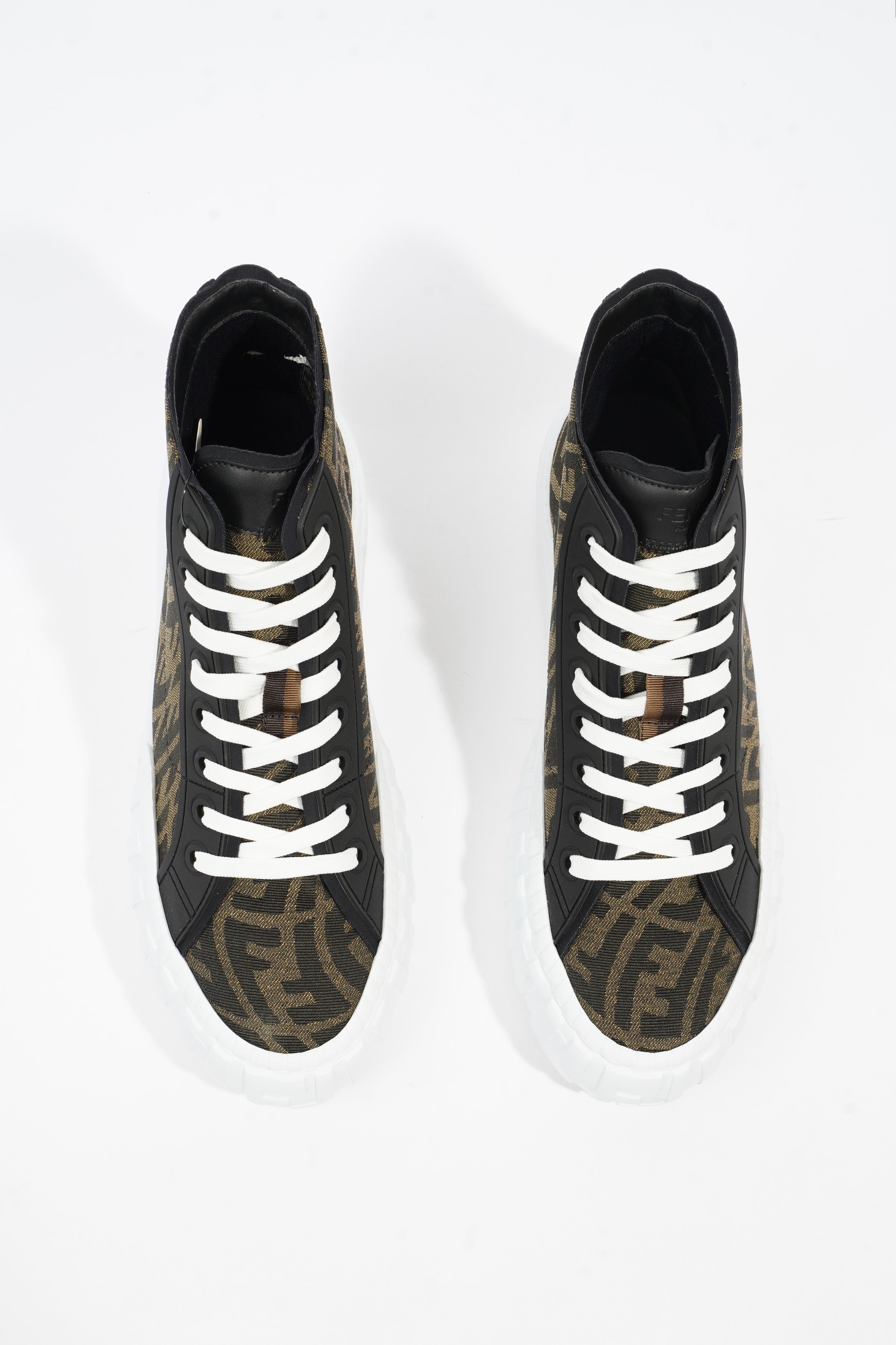 Fendi FF Vertigo High Top Zucca Canvas EU 43 UK 9