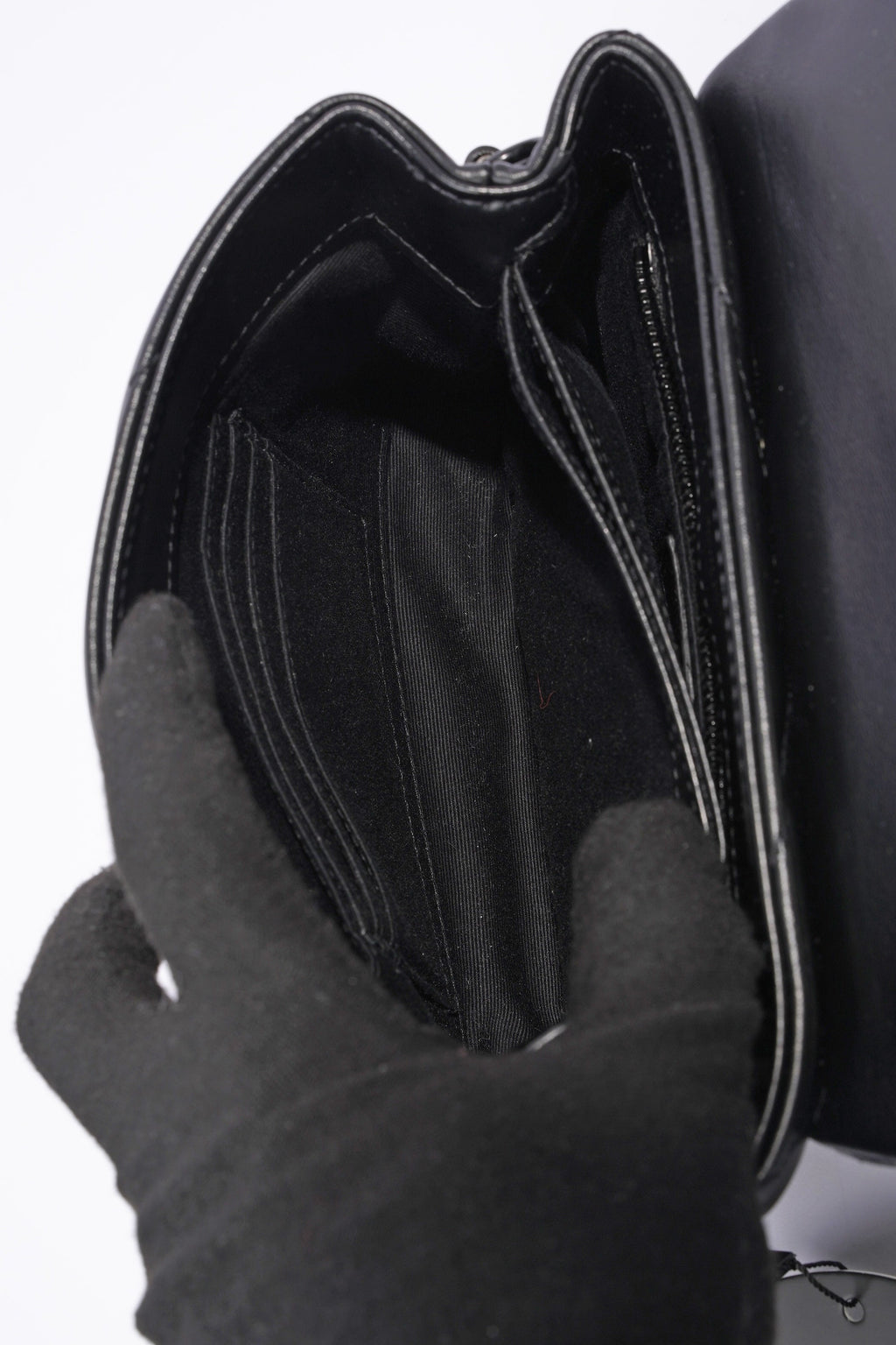 Saint Laurent Toy LouLou Black Calfskin Leather