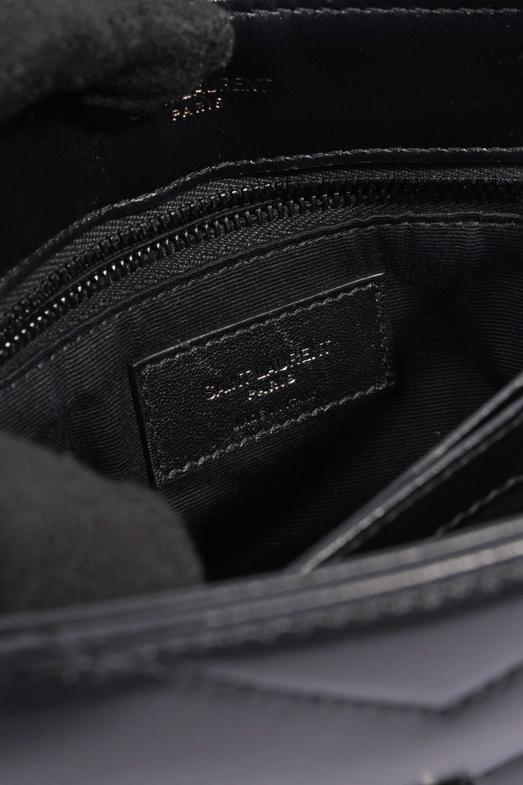 Saint Laurent Toy LouLou Black Calfskin Leather