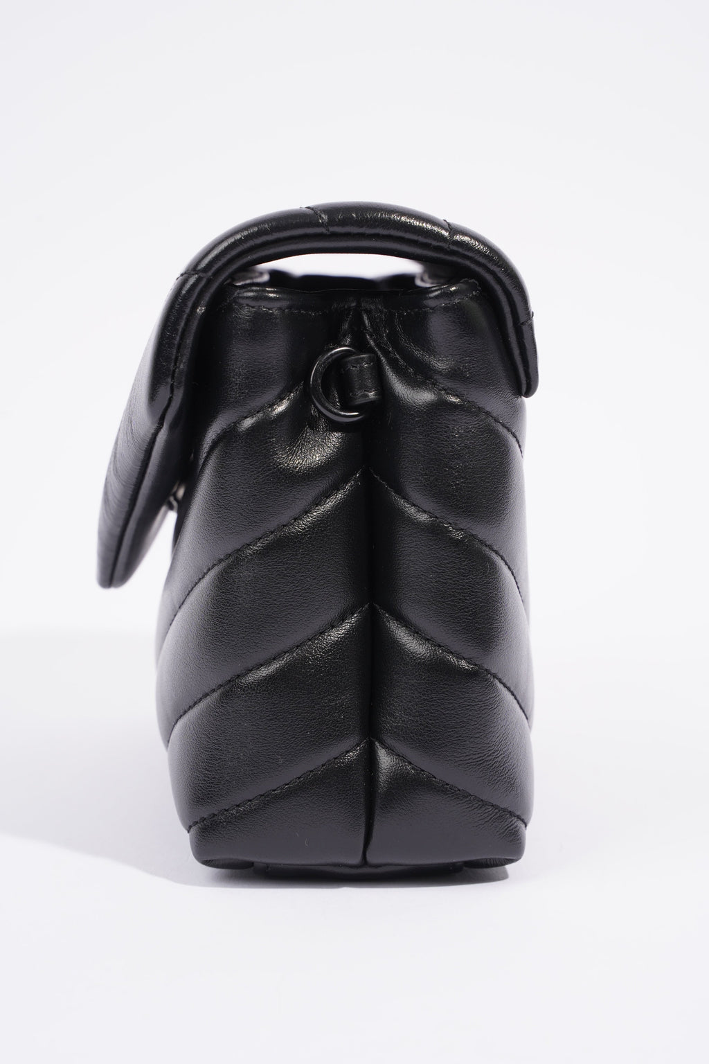 Saint Laurent Toy LouLou Black Calfskin Leather