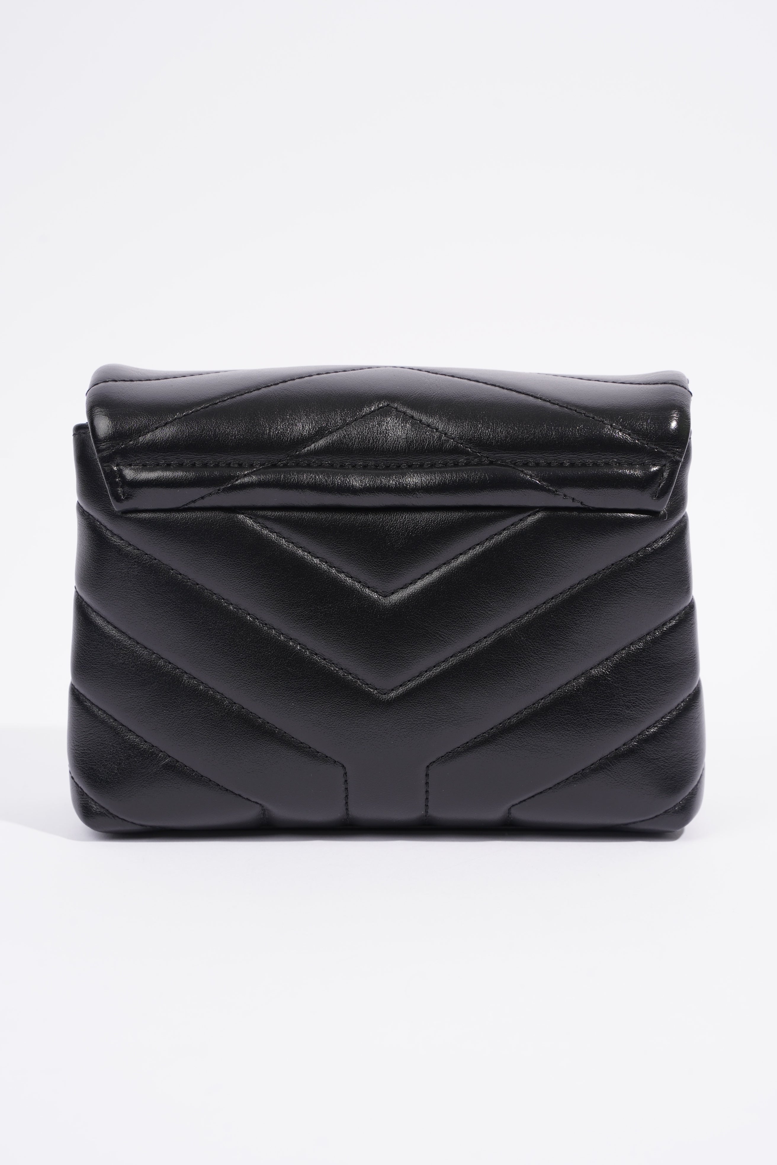 Saint Laurent Toy LouLou Black Calfskin Leather