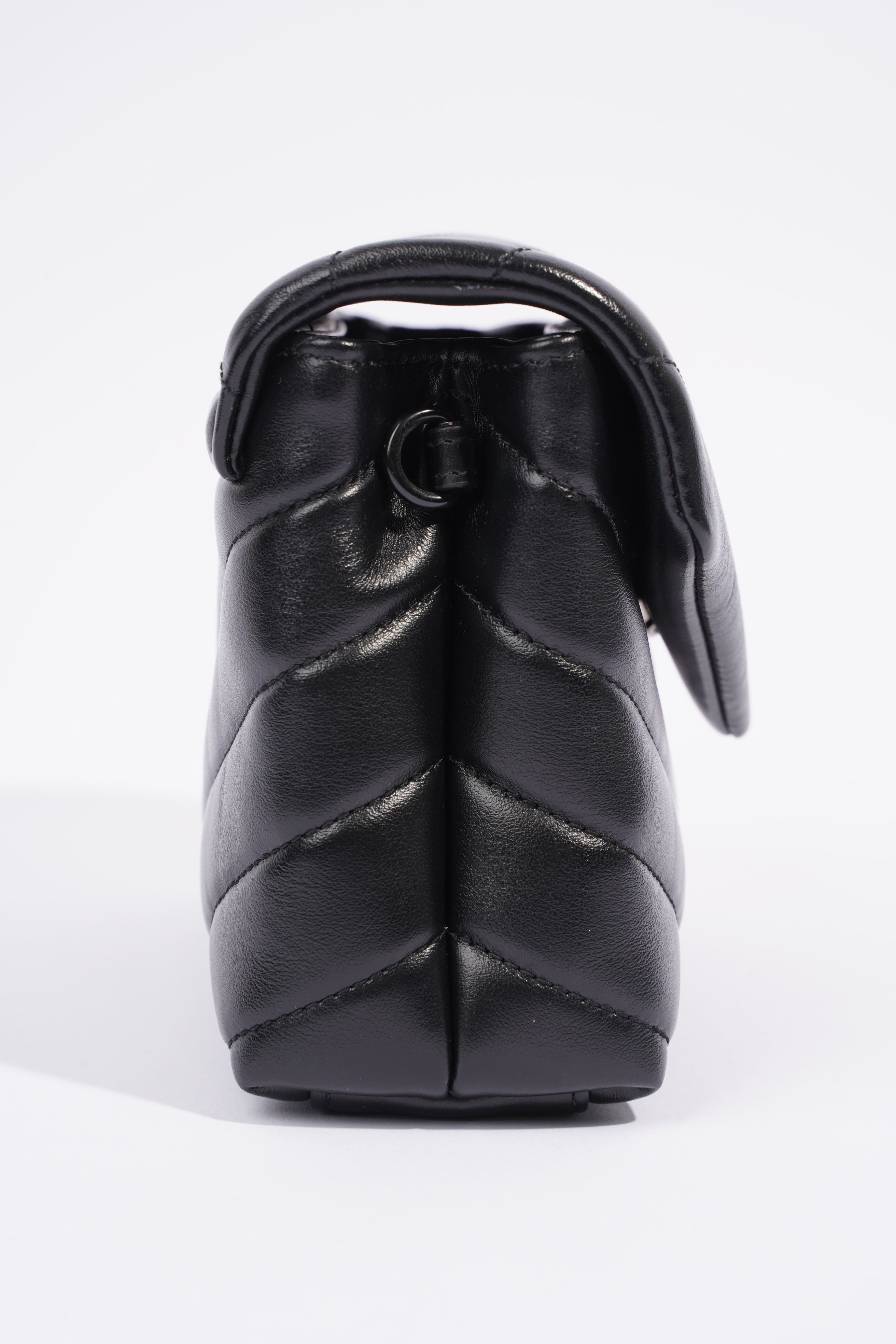 Saint Laurent Toy LouLou Black Calfskin Leather