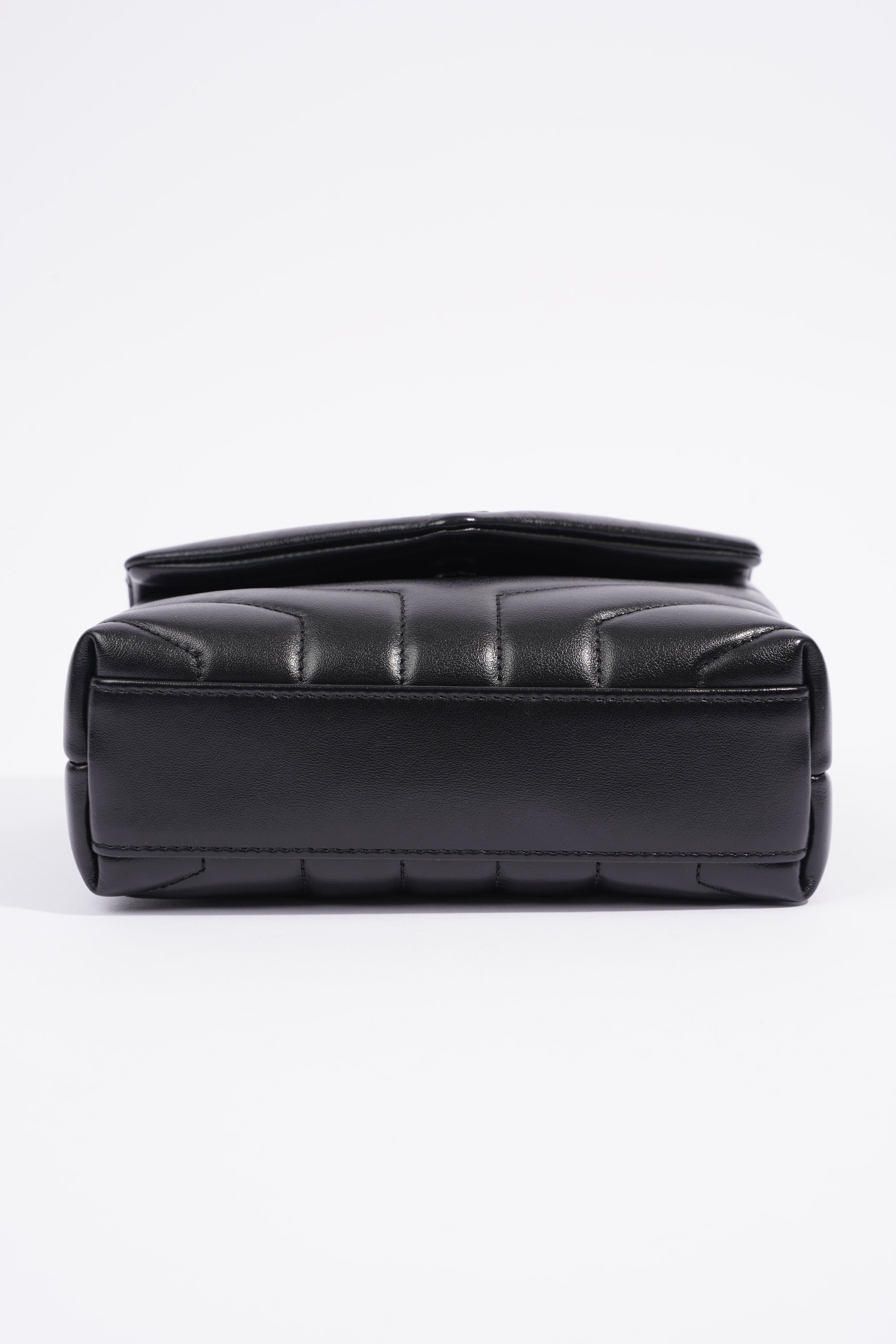 Saint Laurent Toy LouLou Black Calfskin Leather