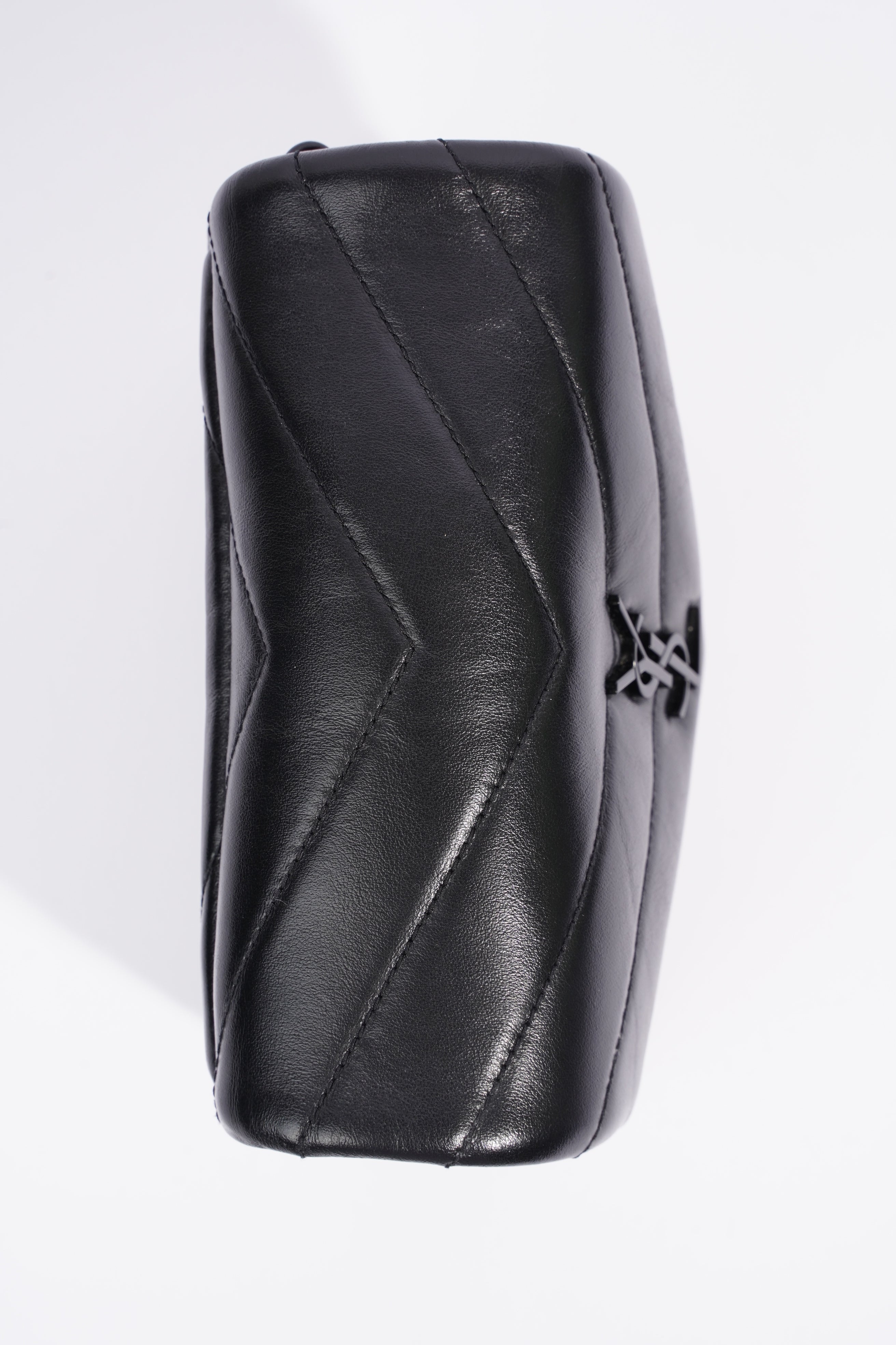 Saint Laurent Toy LouLou Black Calfskin Leather