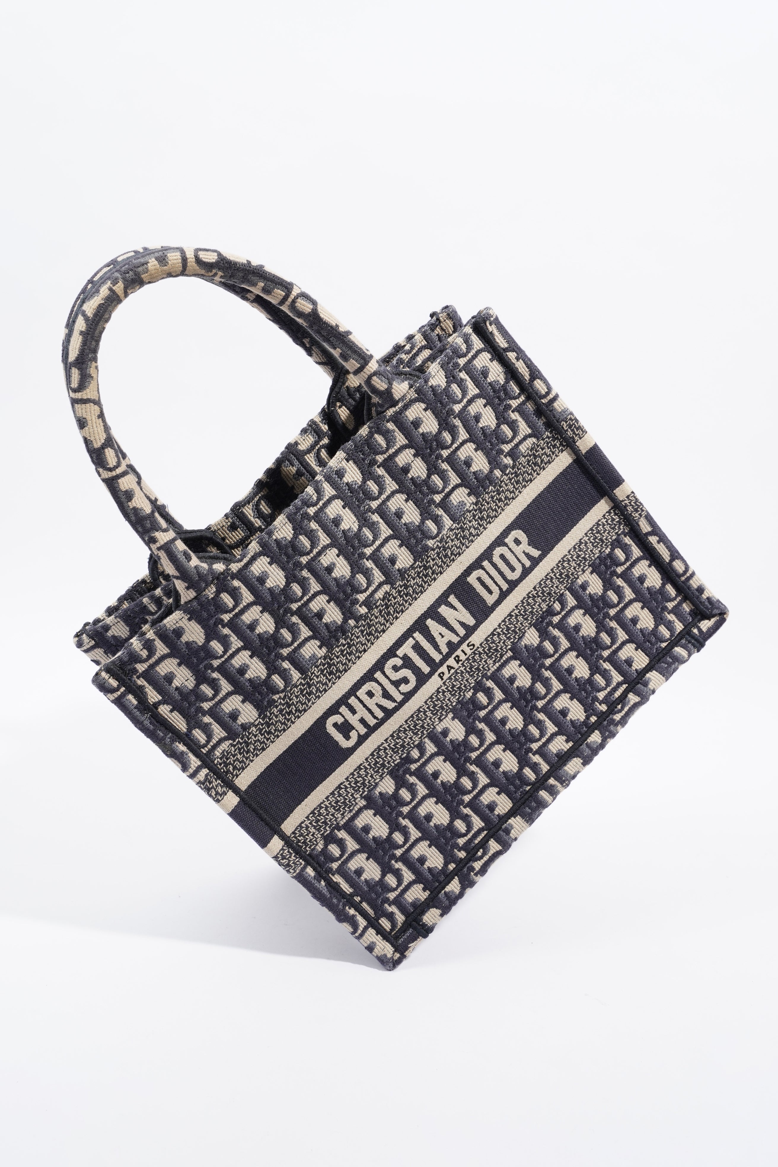 Christian Dior Book Tote Oblique Fabric Small