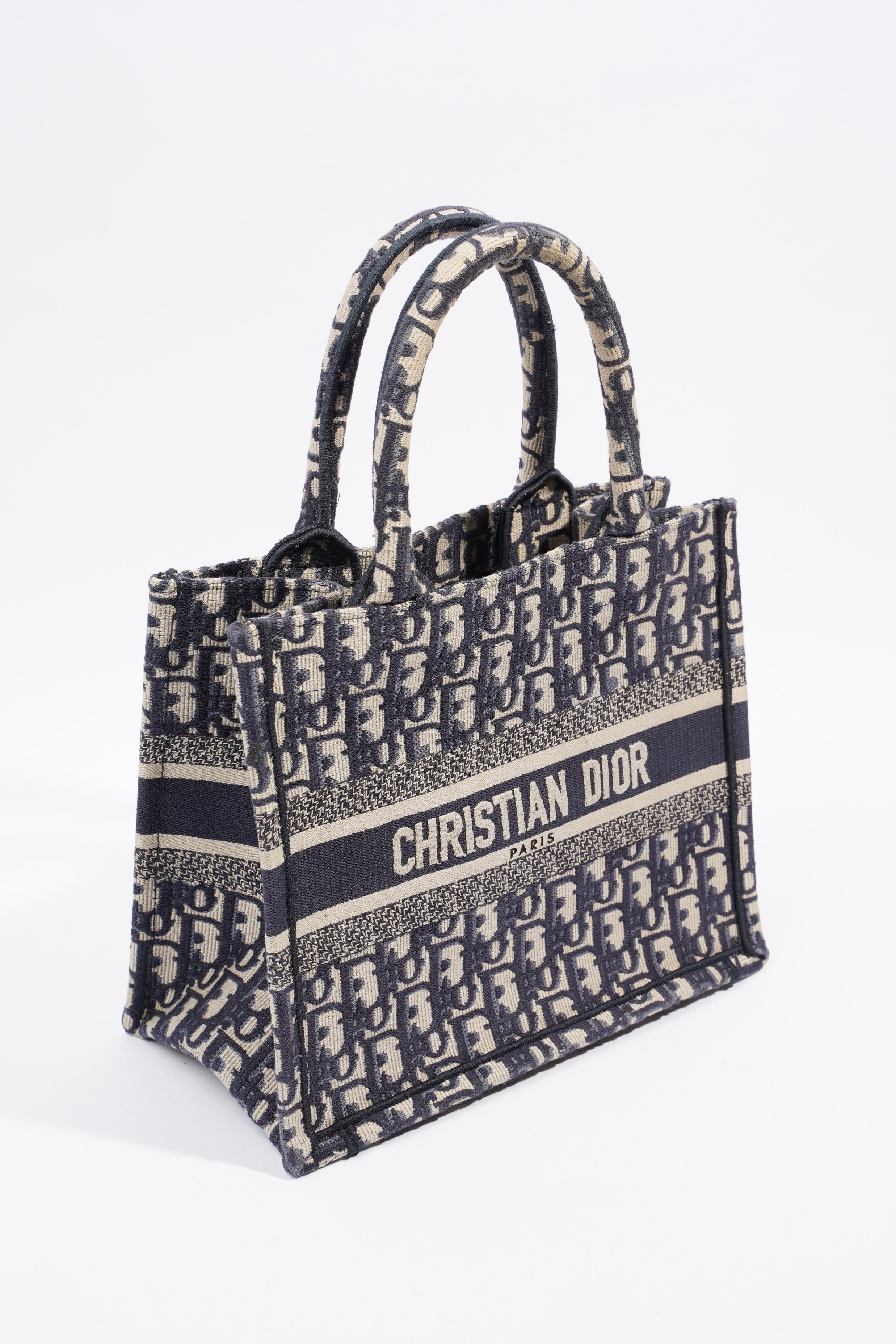 Christian Dior Book Tote Oblique Fabric Small
