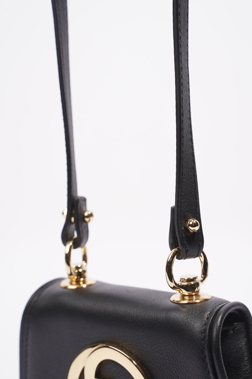 Gucci Blondie Card Case Wallet Black Leather
