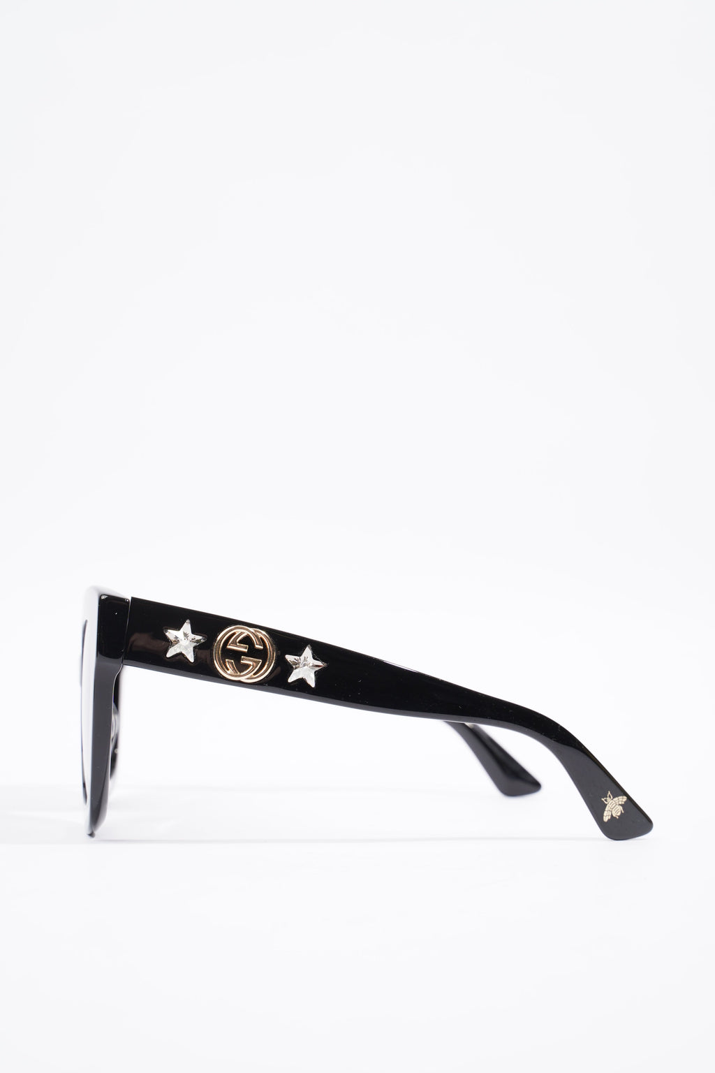 Gucci GG0208S Sunglasses Black Acetate 140mm