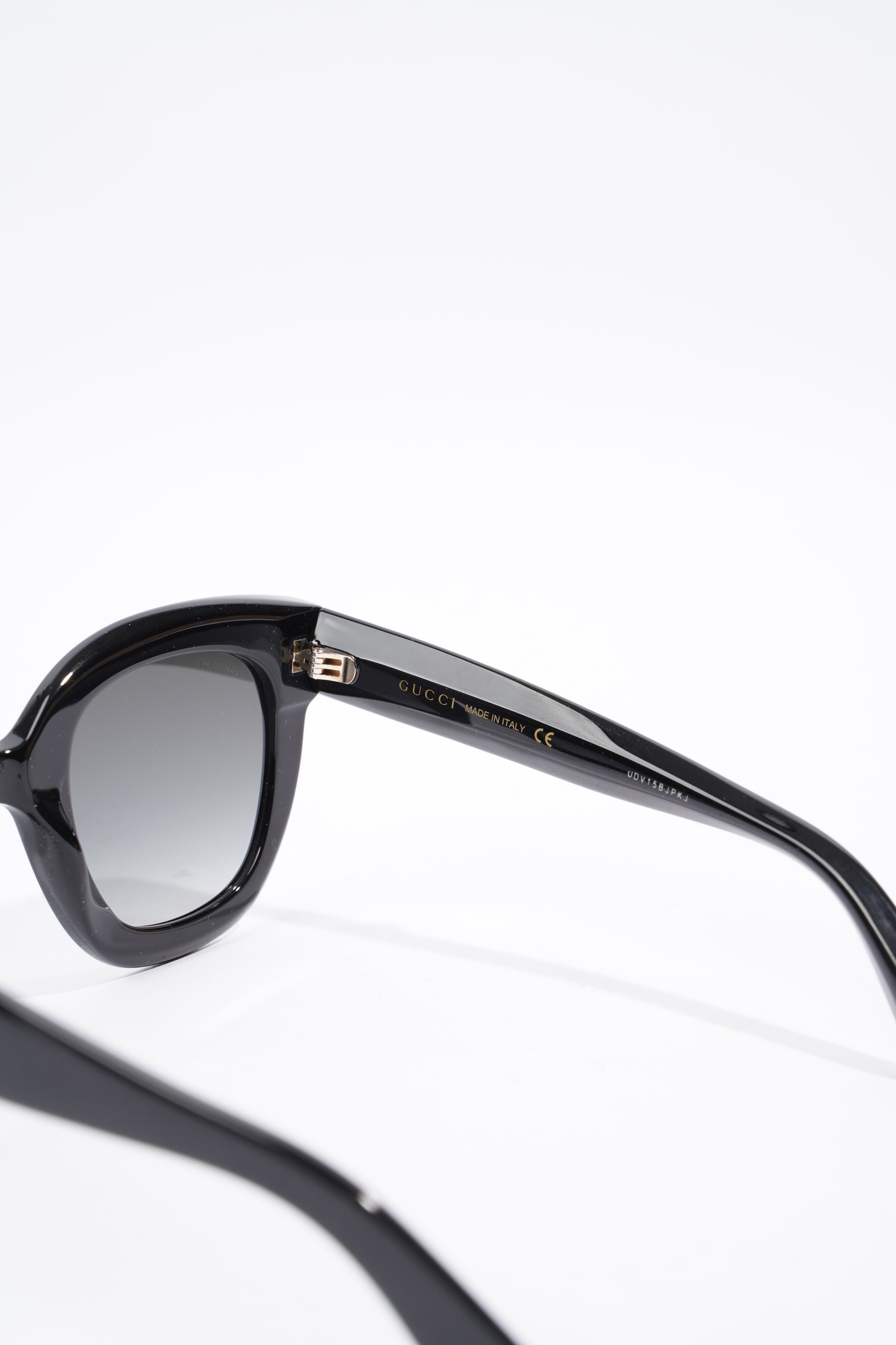 Gucci GG0208S Sunglasses Black Acetate 140mm