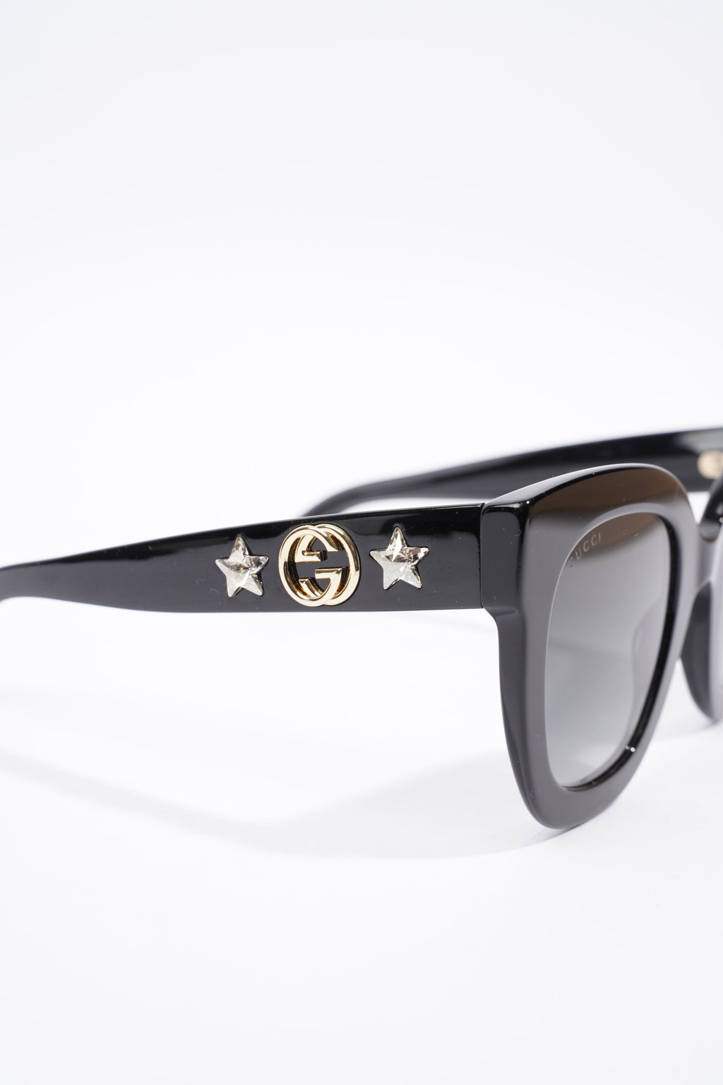 Gucci GG0208S Sunglasses Black Acetate 140mm