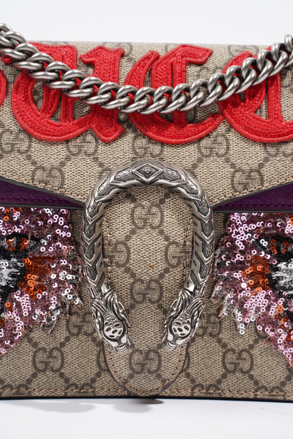 Gucci Dionysus Supreme / Red Coated Canvas Small