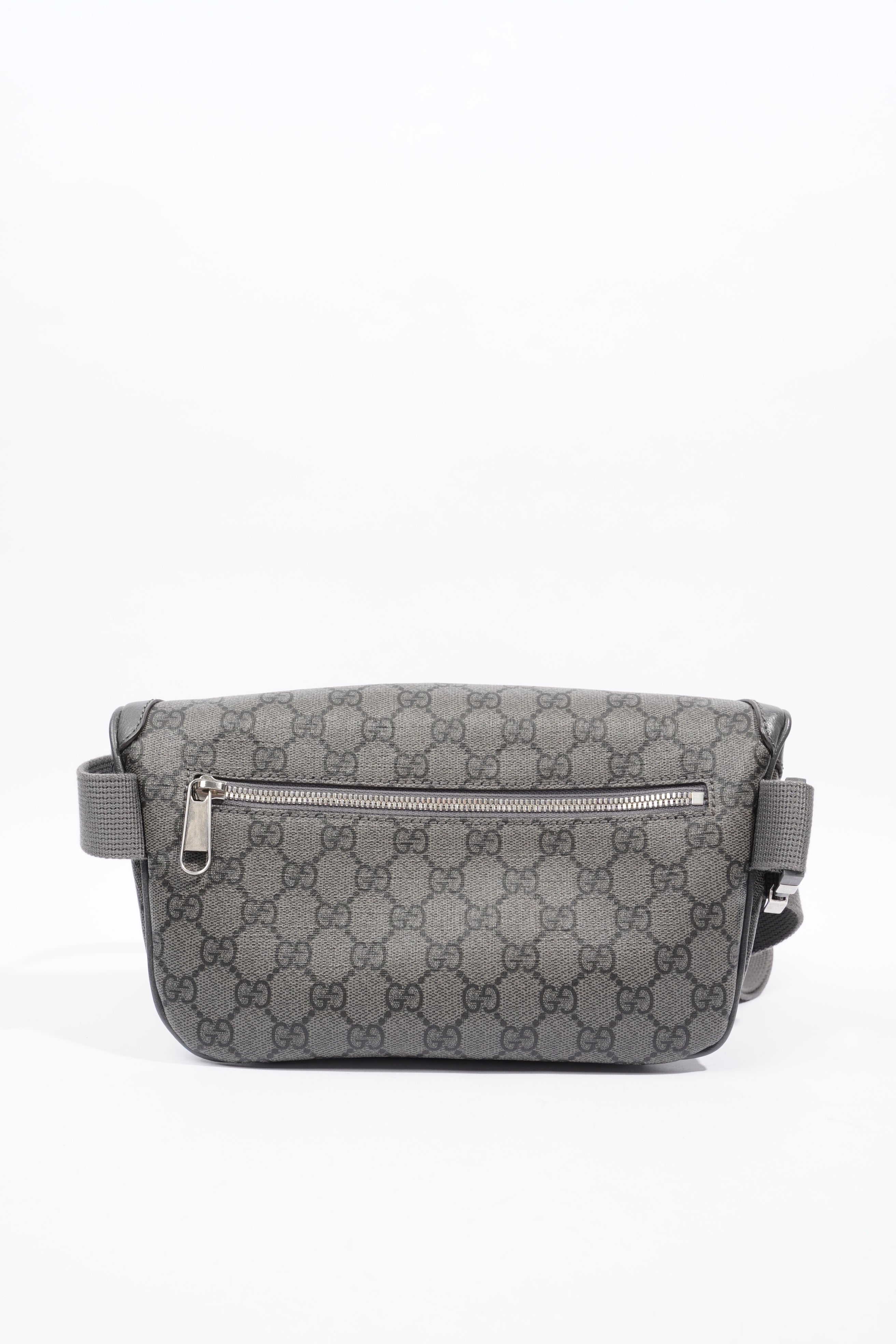 Gucci Ophidia Belt Bag Grey Supreme Coated Canvas