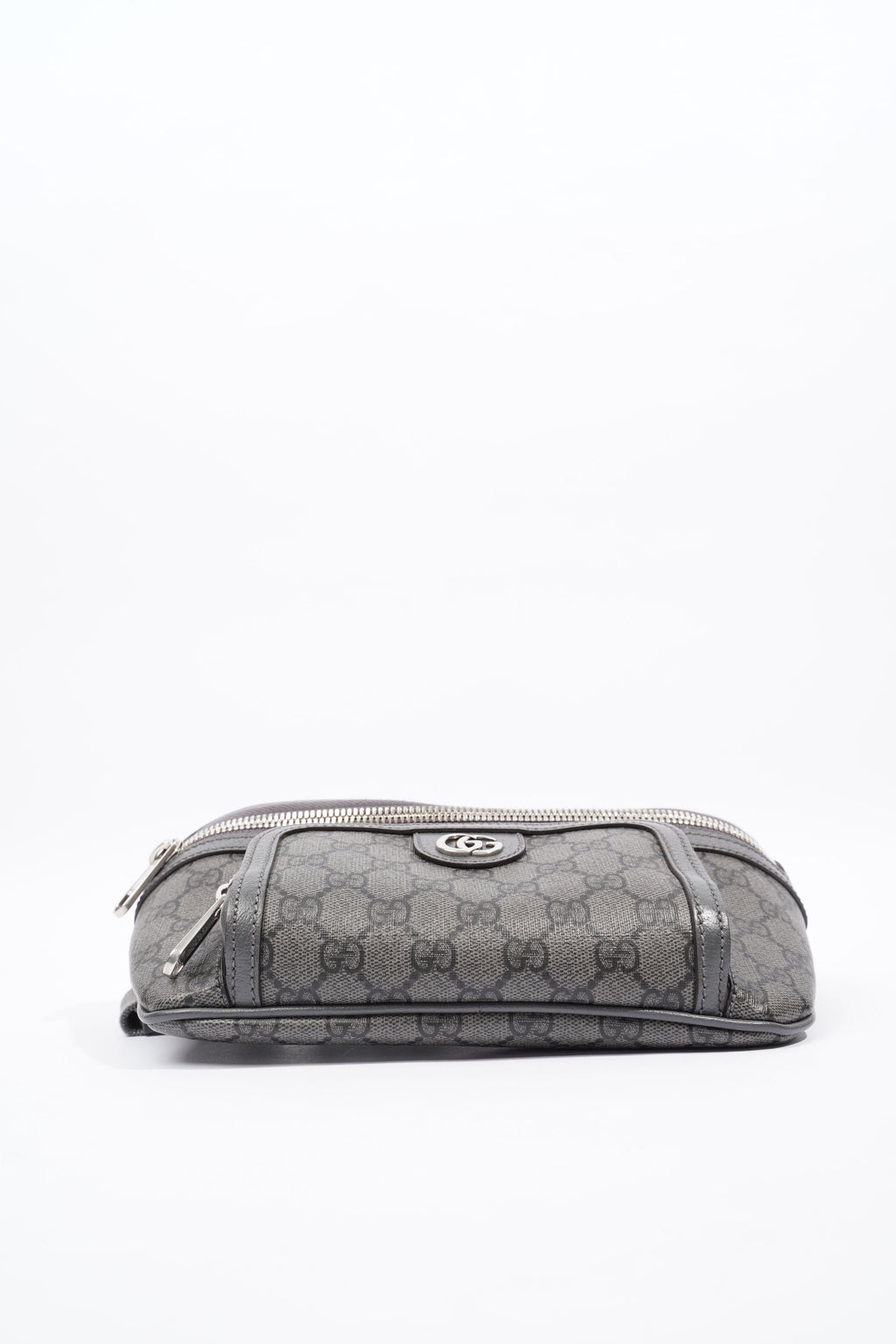 Gucci Ophidia Belt Bag Grey Supreme Coated Canvas