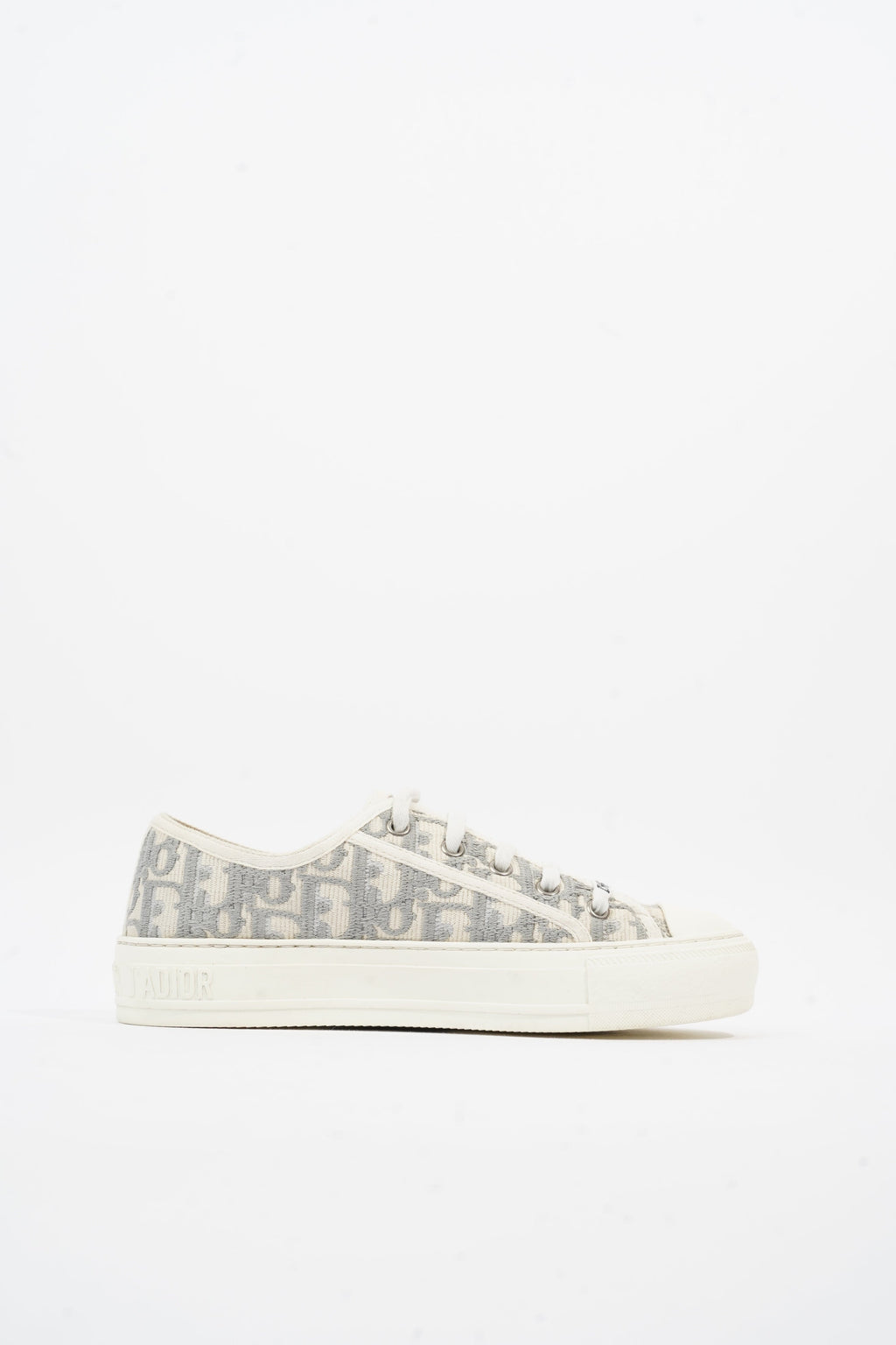 Christian Dior Walk'N'Dior Grey / White Canvas EU 36.5 UK 3.5