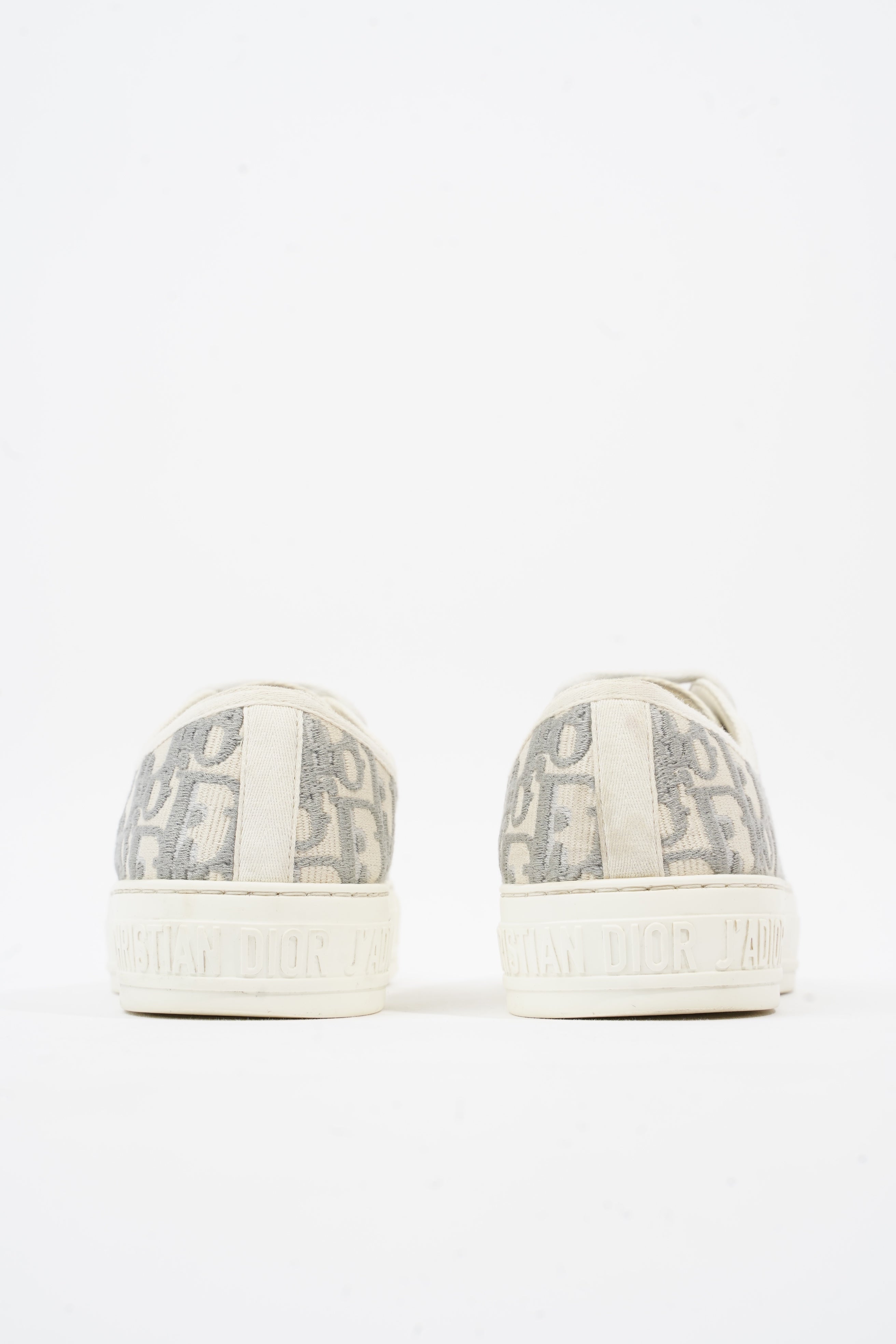 Christian Dior Walk'N'Dior Grey / White Canvas EU 36.5 UK 3.5