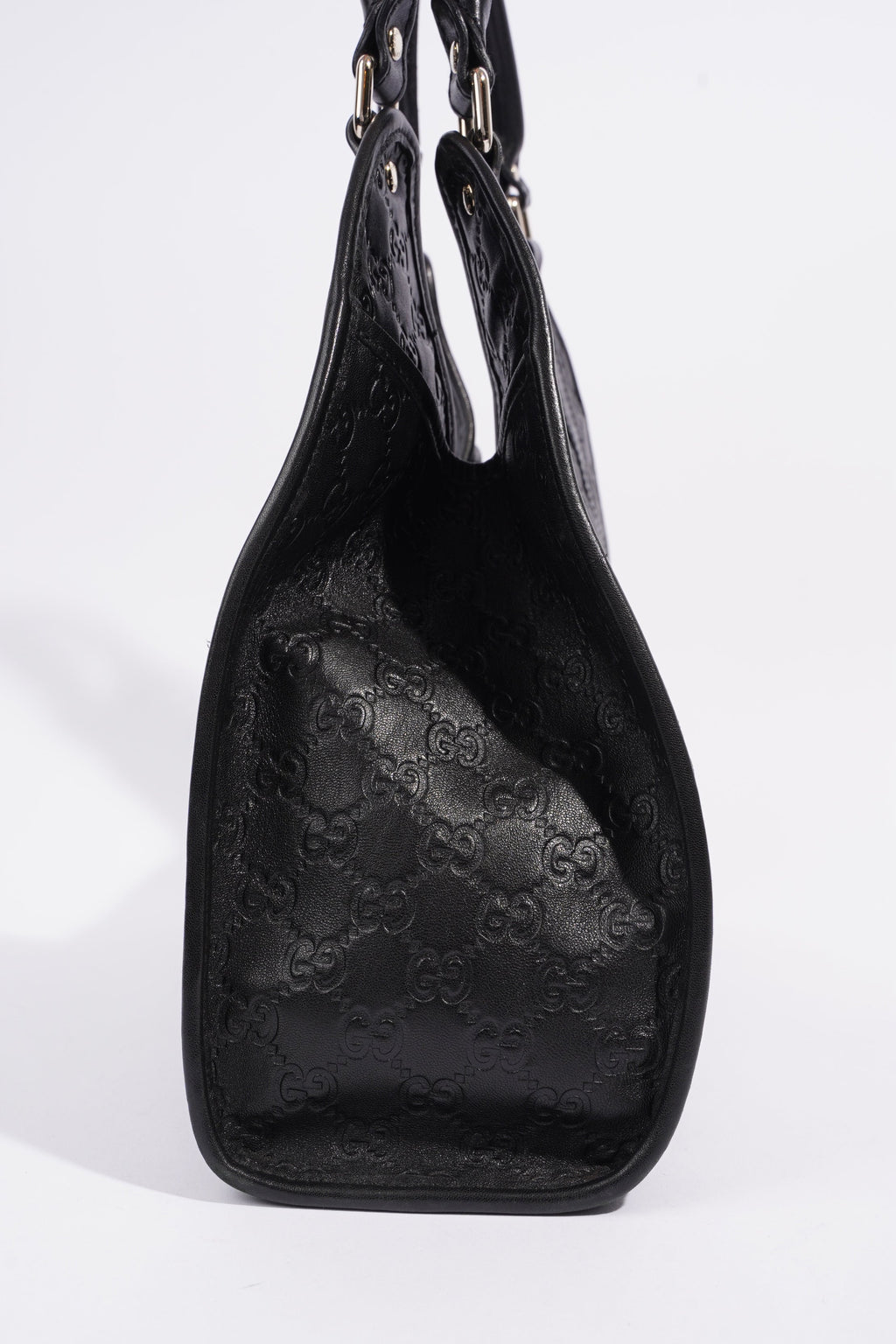Gucci Jackie Black GG Supreme Leather