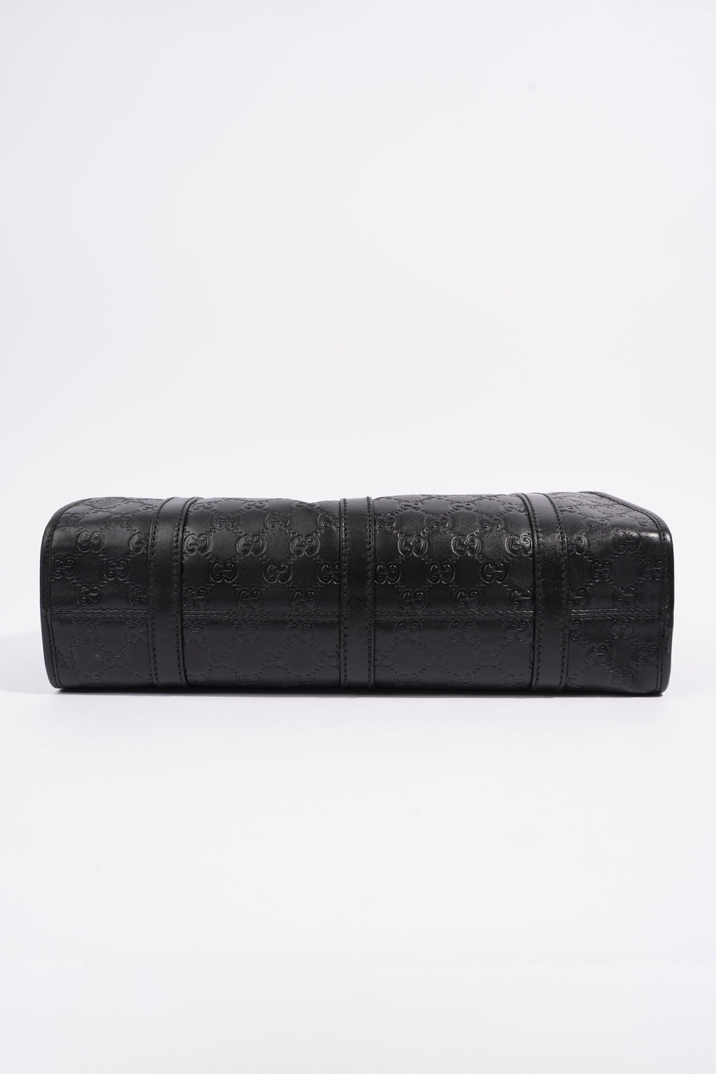 Gucci Jackie Black GG Supreme Leather