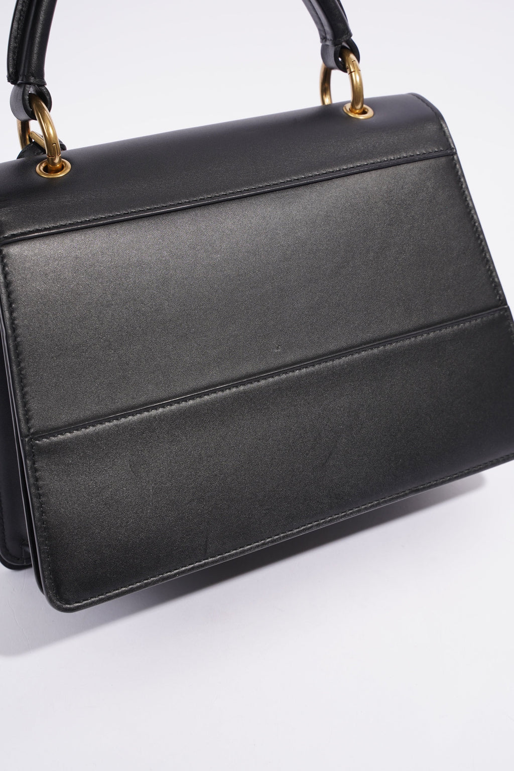 Gucci Queen Margaret Top Handle Black Leather