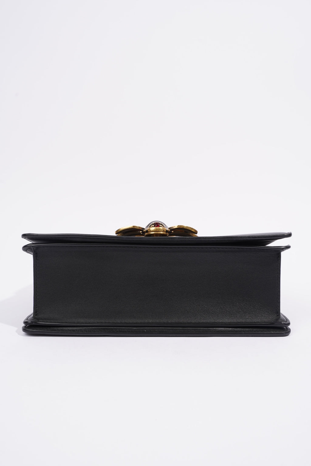 Gucci Queen Margaret Top Handle Black Leather