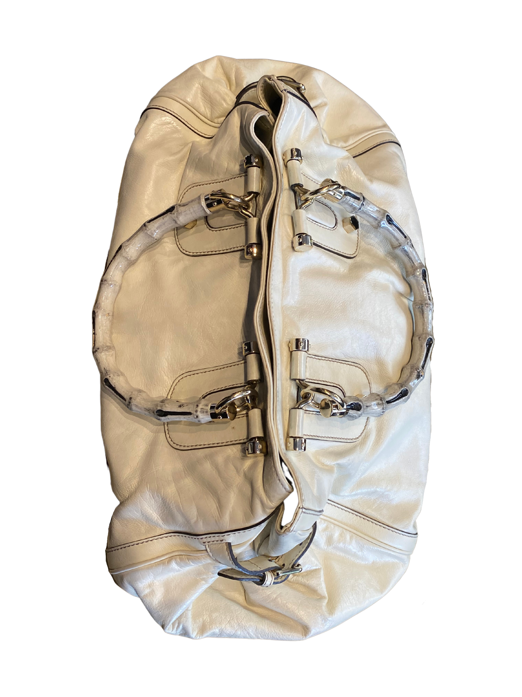 Gucci Leather Bamboo Bag