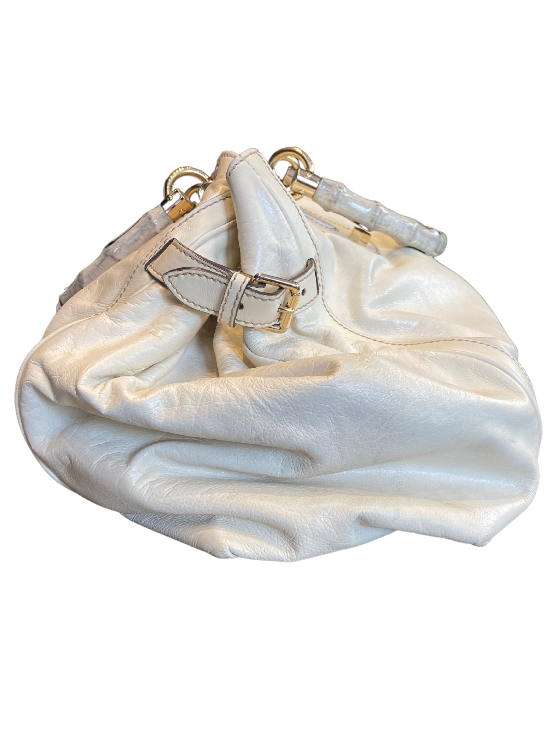 Gucci Leather Bamboo Bag