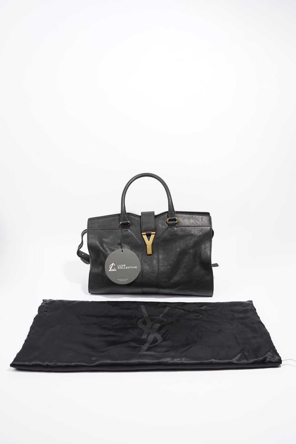 Saint Laurent Cabas Chyc Black Leather