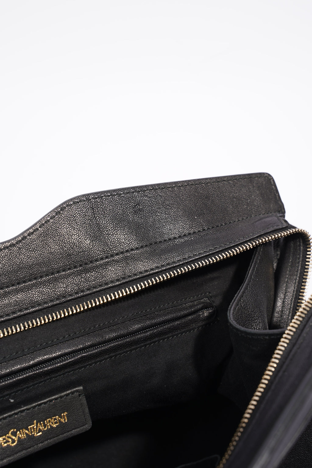 Saint Laurent Cabas Chyc Black Leather
