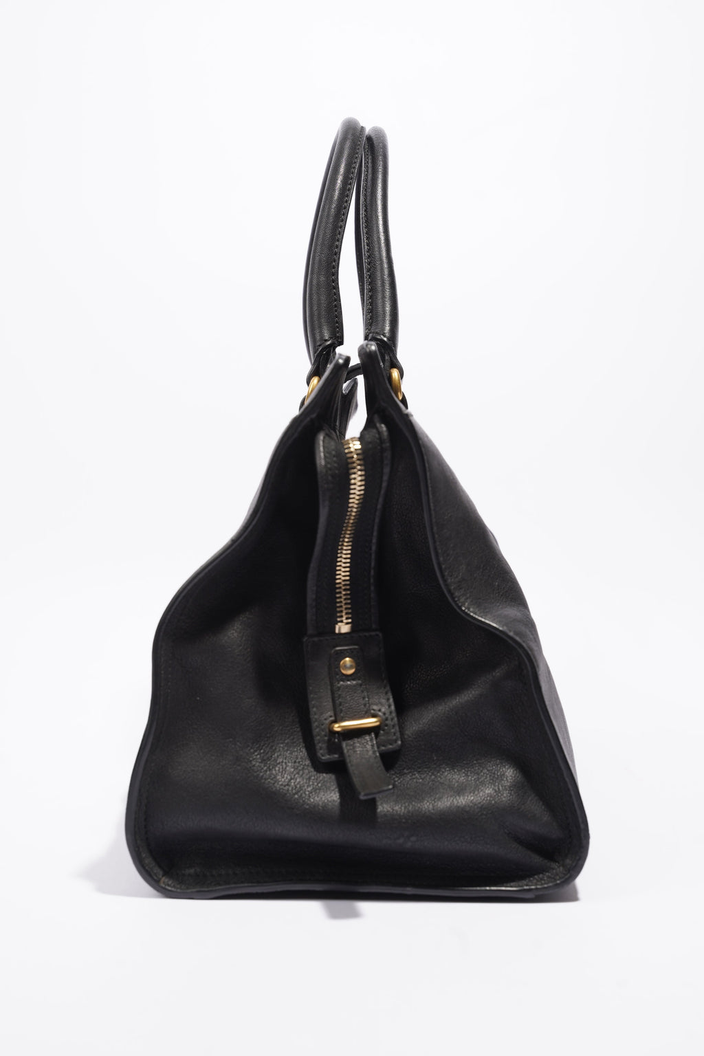 Saint Laurent Cabas Chyc Black Leather