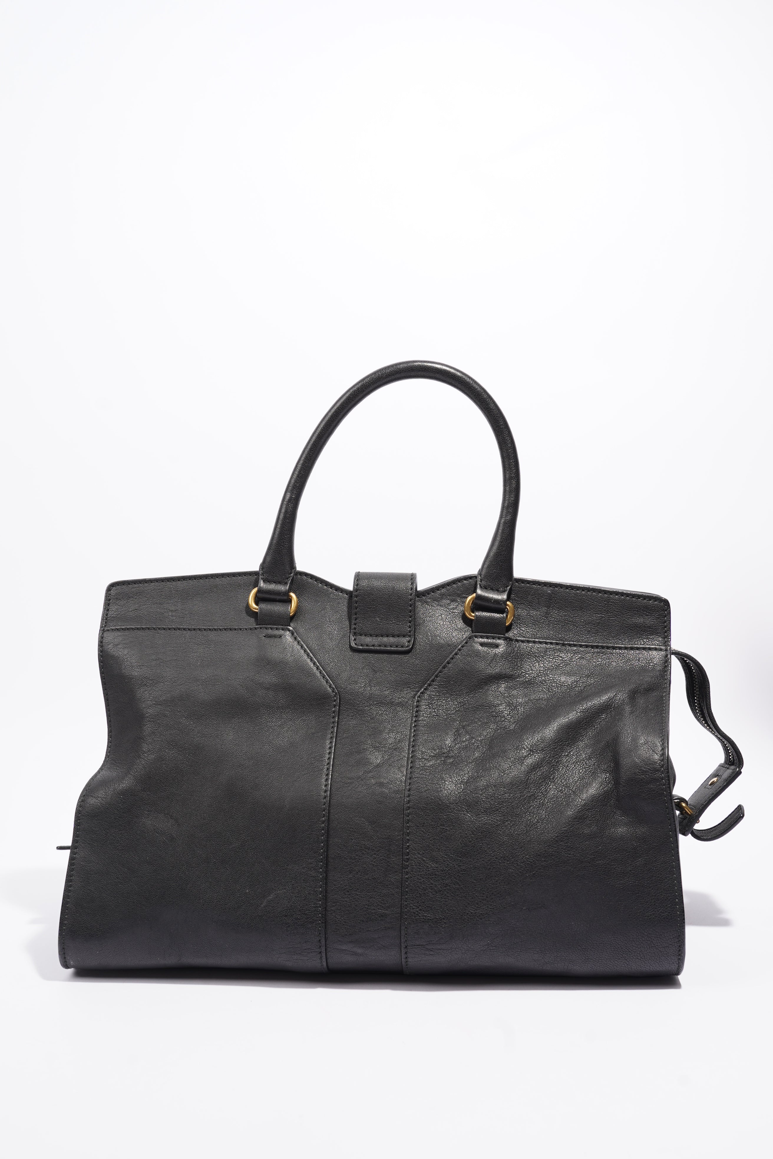 Saint Laurent Cabas Chyc Black Leather