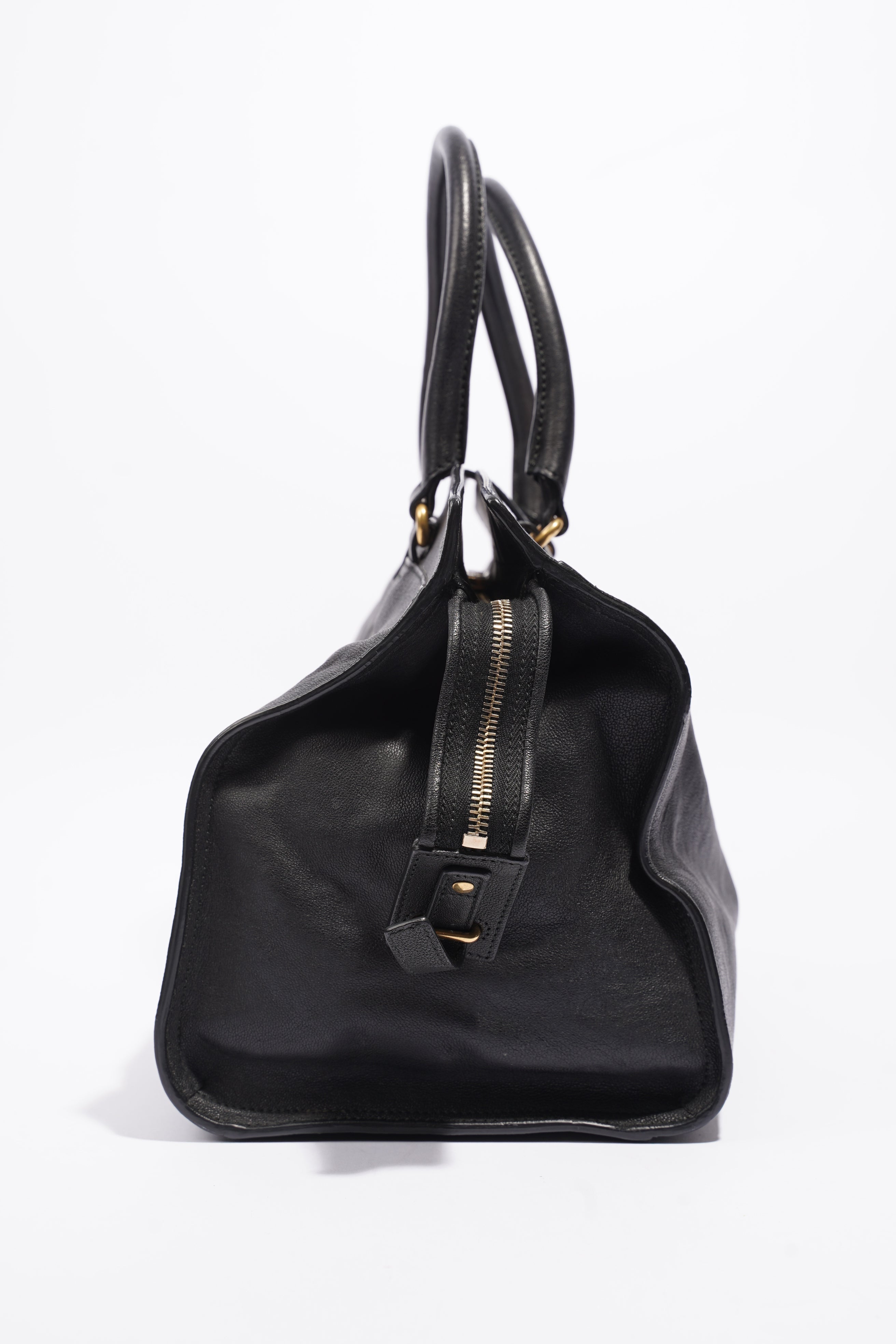 Saint Laurent Cabas Chyc Black Leather