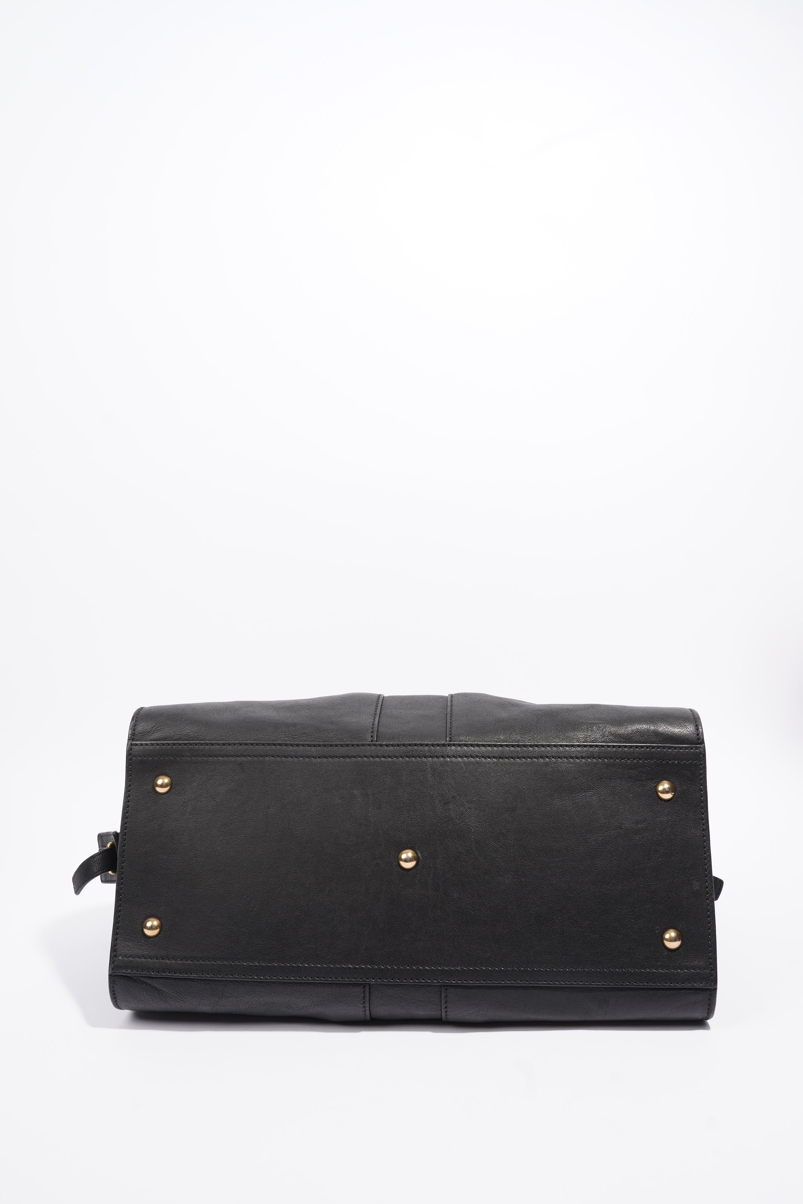 Saint Laurent Cabas Chyc Black Leather