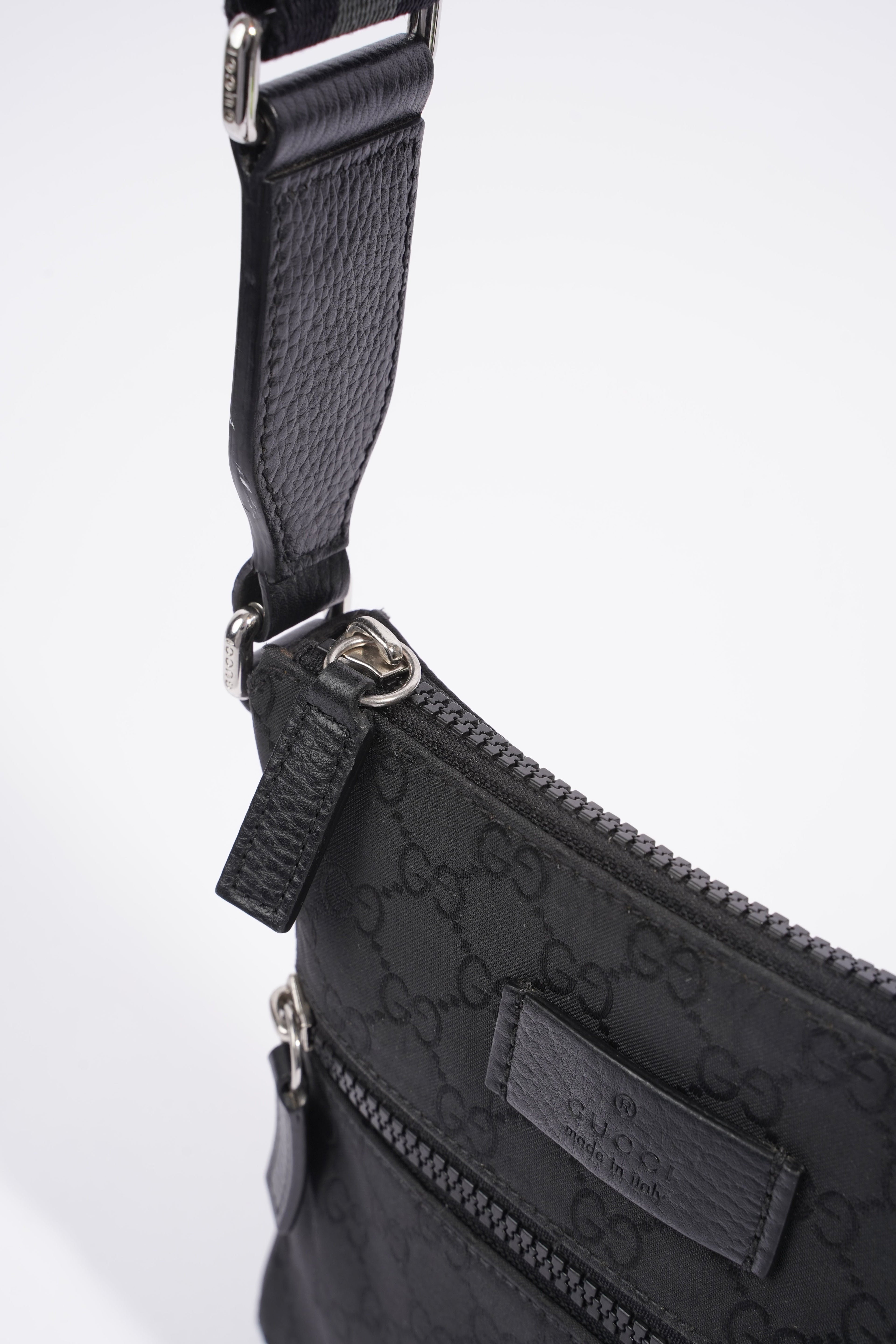 Gucci Messenger Black Canvas
