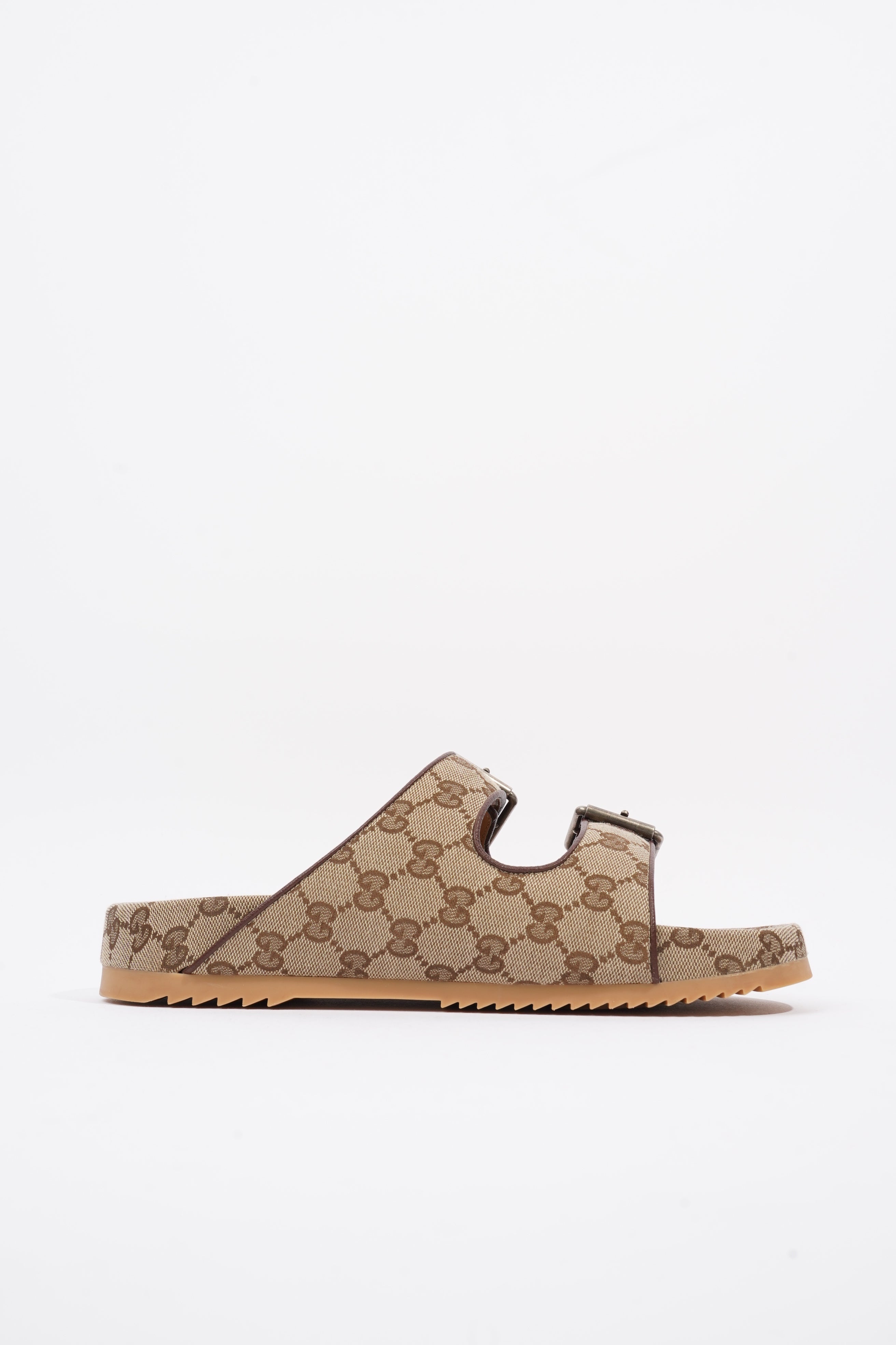 Gucci GG Supreme Monogram Beige Monogram / Brown Canvas EU 41 UK 7