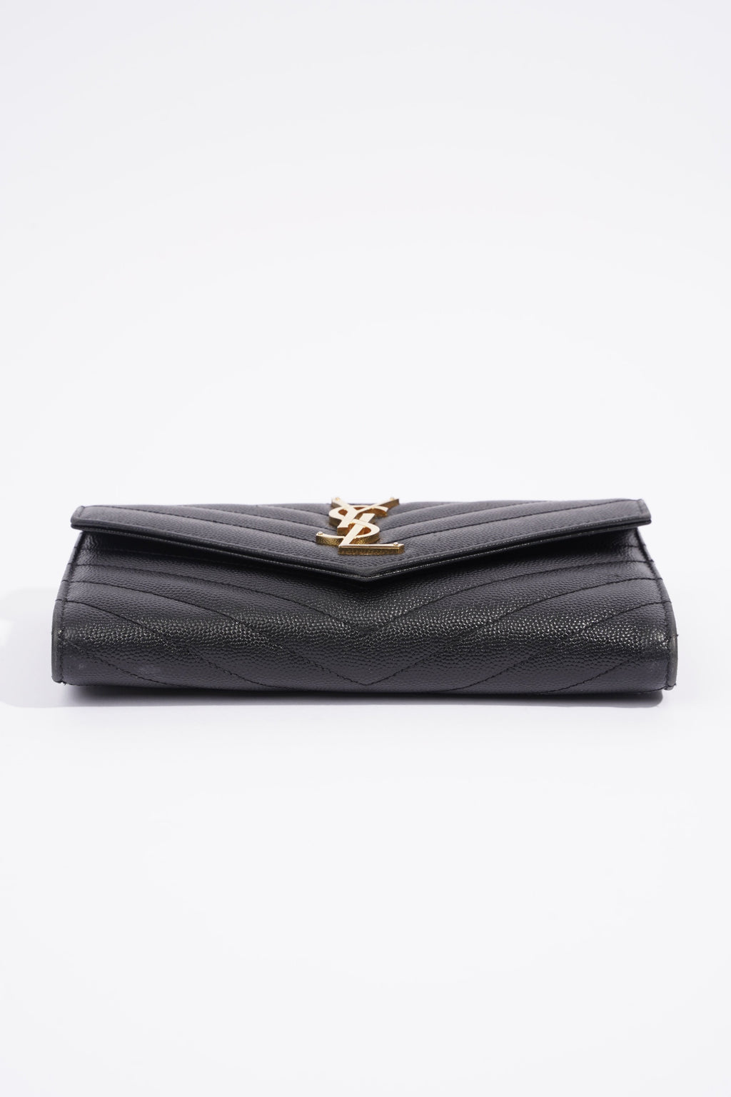 Saint Laurent Cassandre Matelasse Black Embossed Leather Large