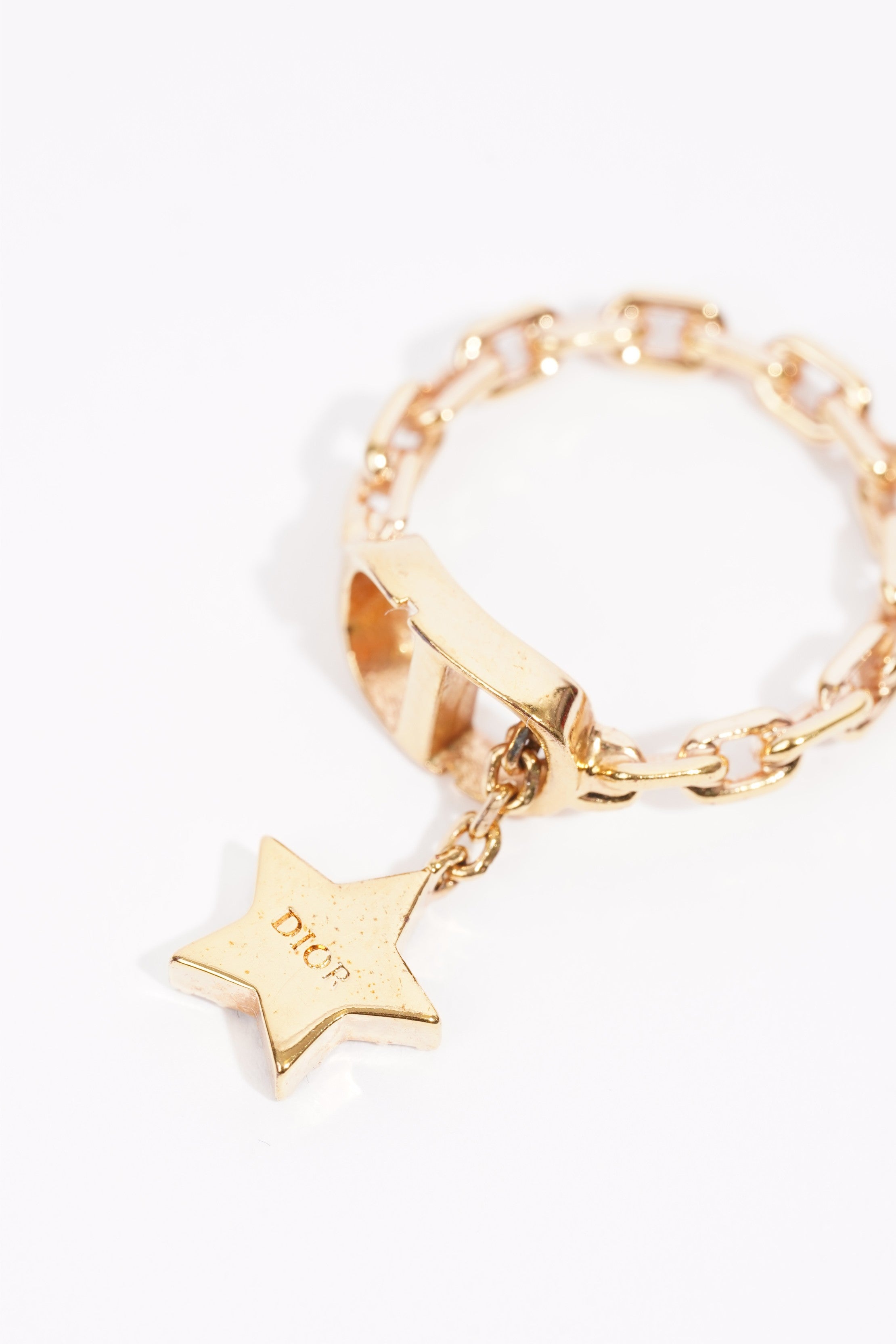 Christian Dior Petit CD Ring Gold Gold Plated M