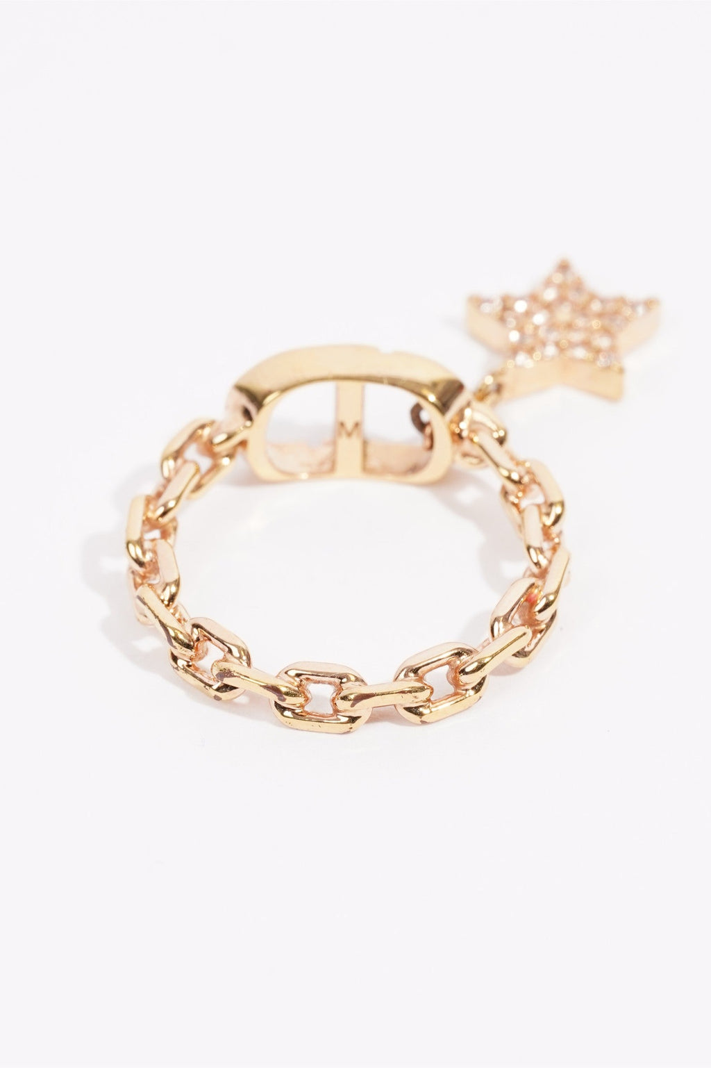 Christian Dior Petit CD Ring Gold Gold Plated M