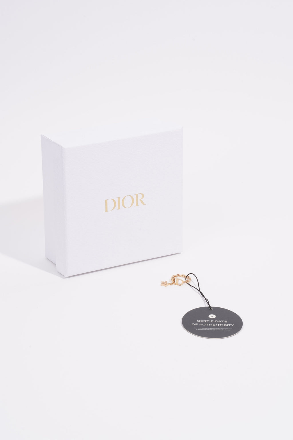 Christian Dior Petit CD Ring Gold Gold Plated M