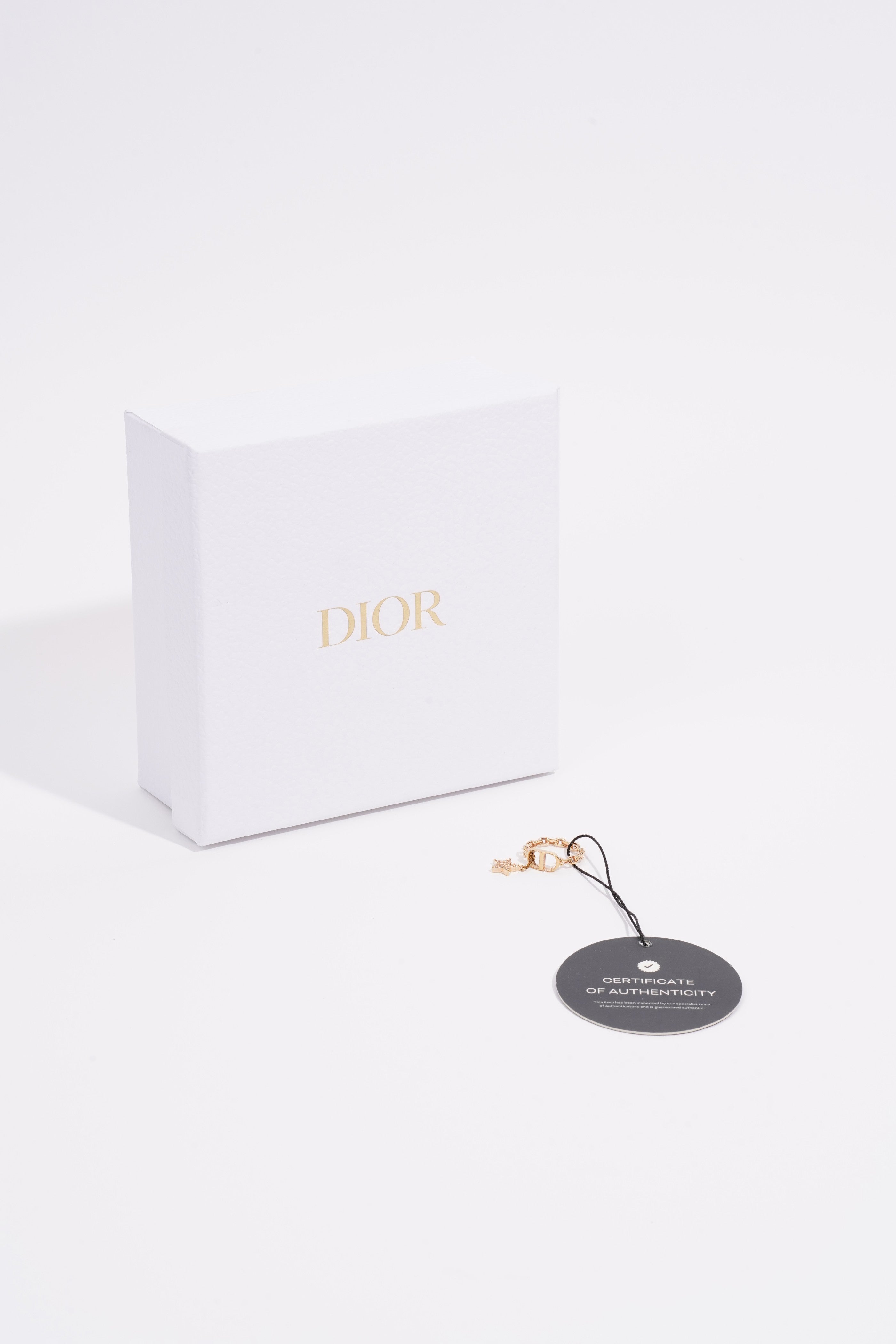 Christian Dior Petit CD Ring Gold Gold Plated M
