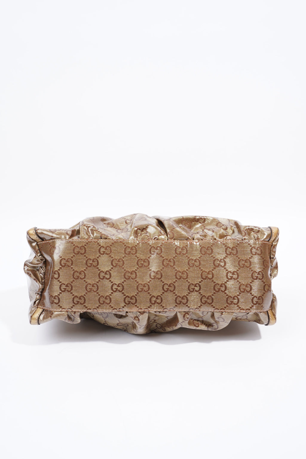Gucci Abbey Gold GG Supreme PVC