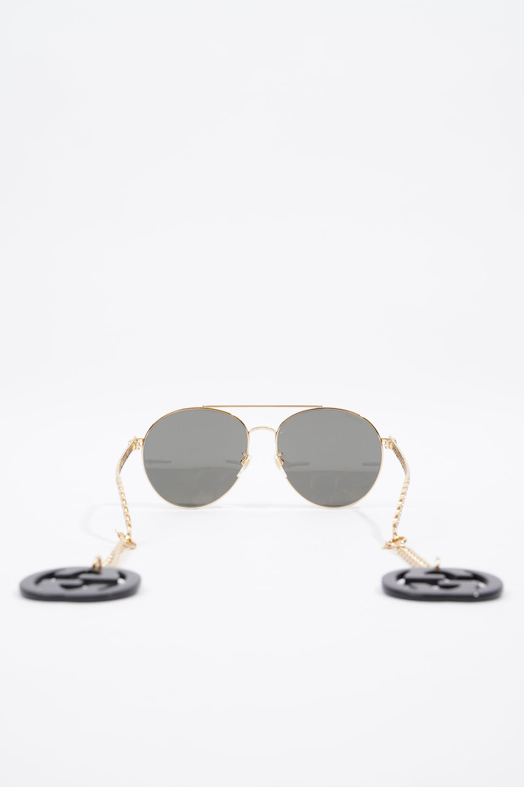 Gucci GG0725S Sunglasses Gold Base Metal 135