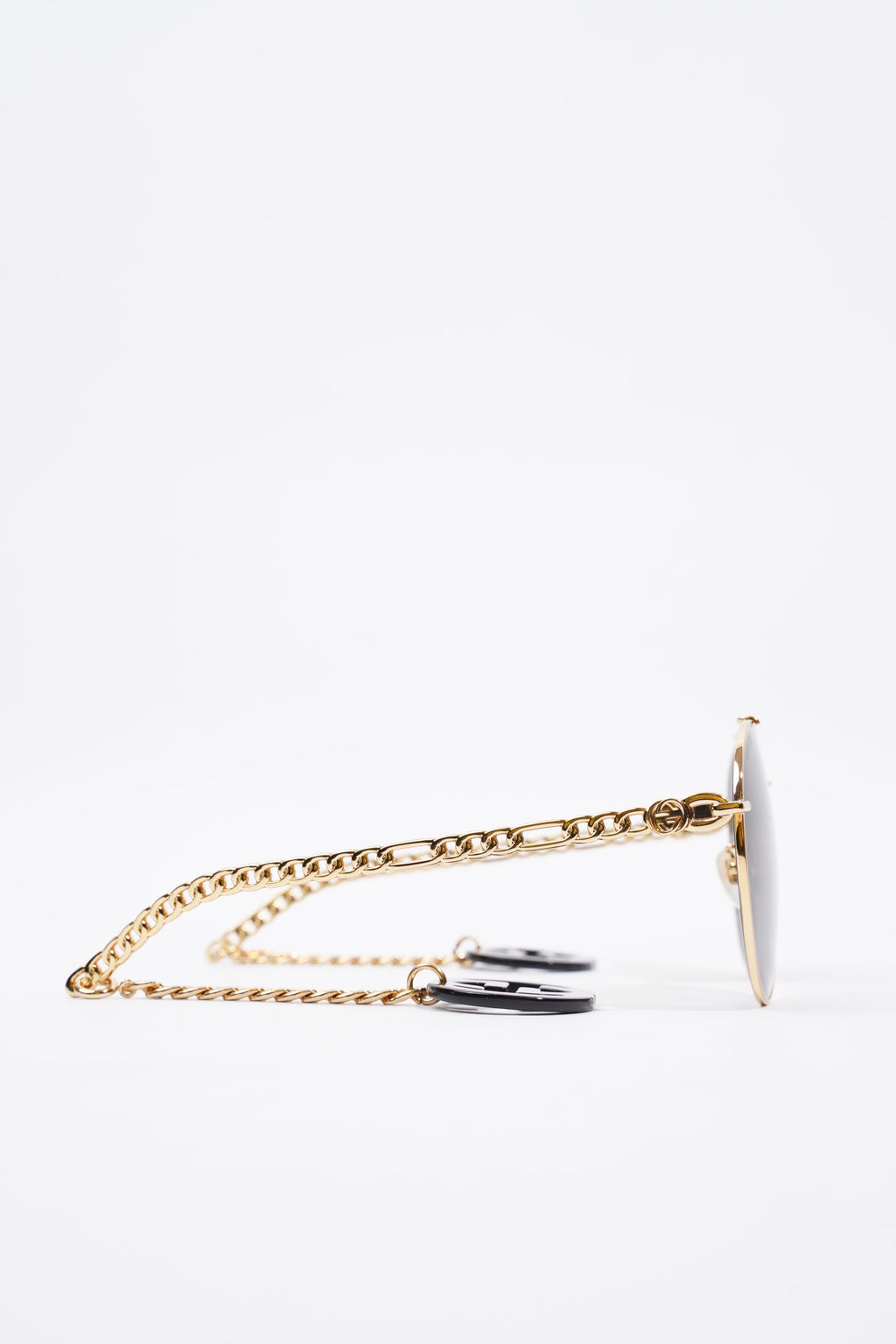 Gucci GG0725S Sunglasses Gold Base Metal 135
